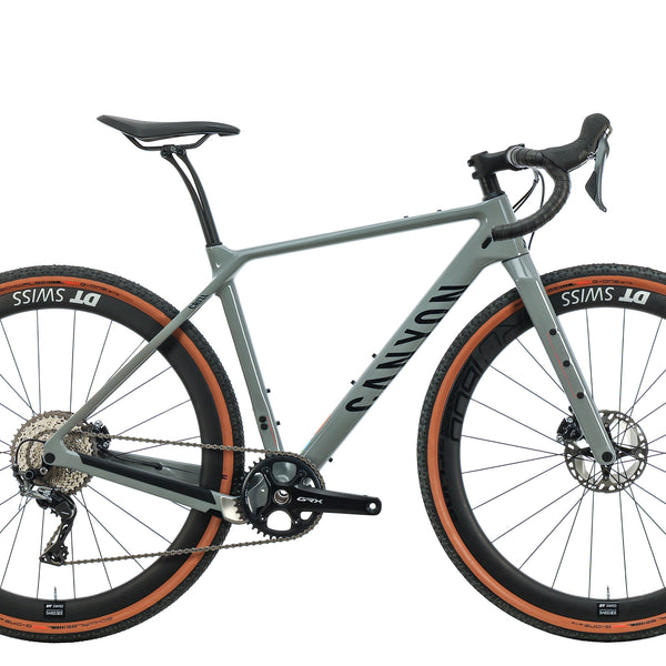 canyon gravel bike grizl CF SL 8 1x - 2023, Small Stitching:Blue Mission 33 Subsistence C2W this bikes rapid on Apparel