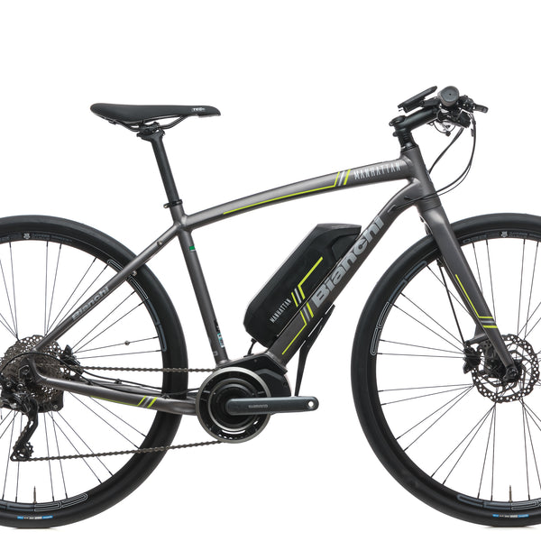 Bianchi Manhattan Small E-Bike - 2018 | The Pro's Closet The Pro's Closet Bianchi Manhattan Small E-Bike - 2018 | The Pro's Closet The Pro's Closet