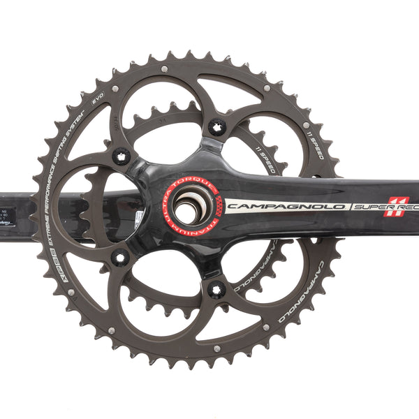 Guarnitura Campagnolo Record 12 Velocit&agrave; &ndash; 172.5mm 50/34d &ndash; Fibra Di Carbonio &ndash; Asimmetrica