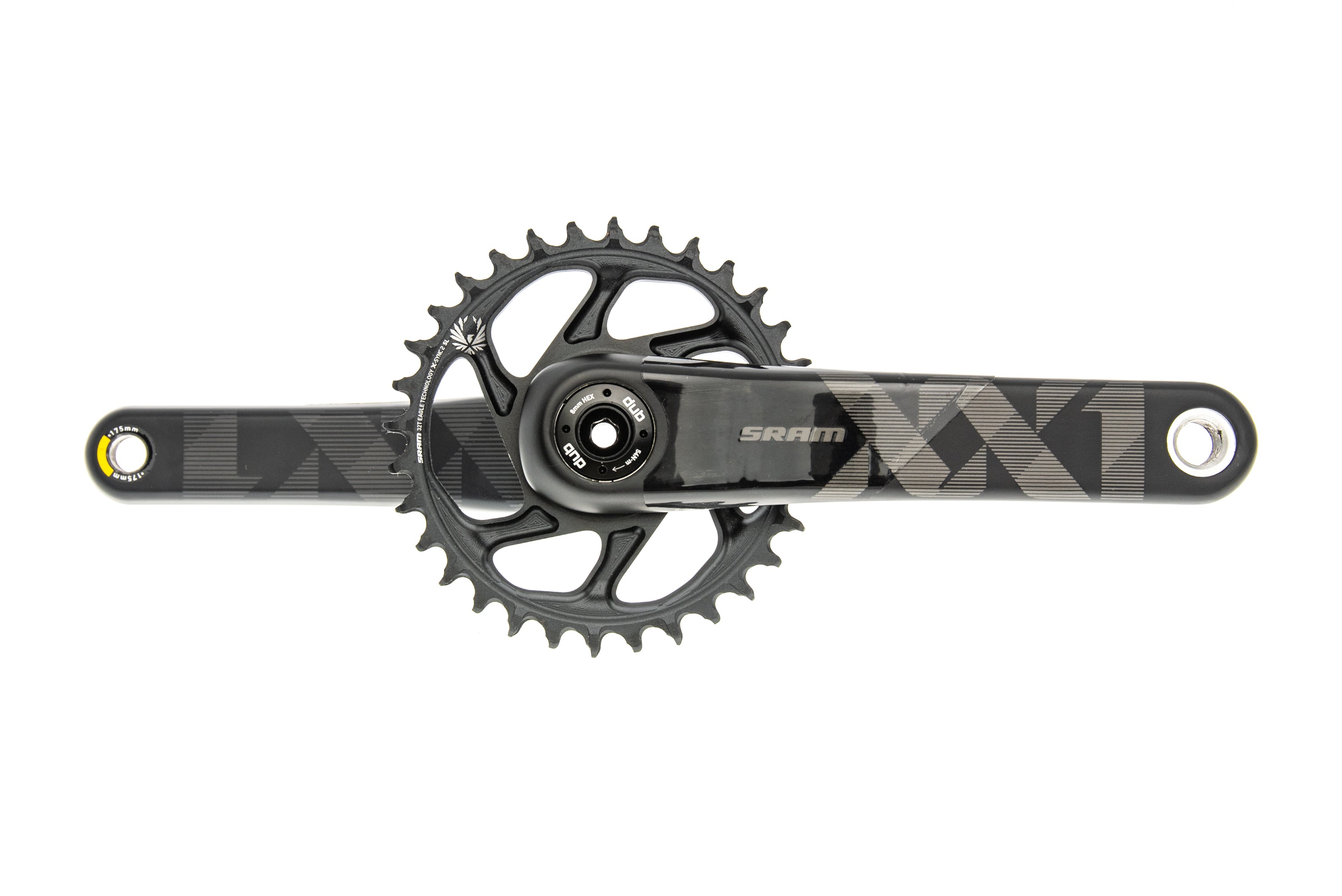 SRAM XX1 Eagle Carbon Crankset 12 Speed 175mm 32 | The Pro's Closet