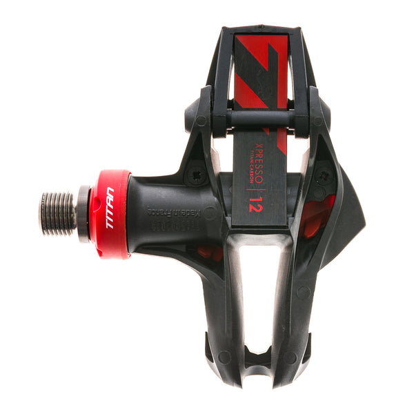 time xpresso pedale Time Xpresso 12 Titan Carbon Pedals Clipless Black/Red iClic