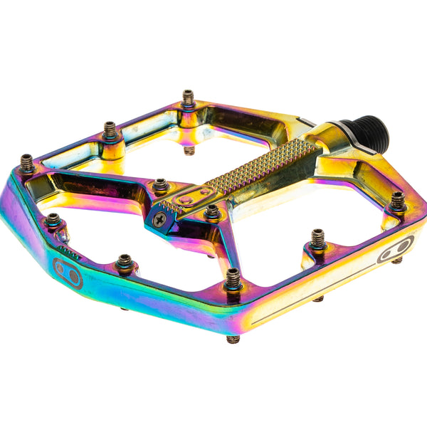 Crank Brothers Stamp 7 Large Oil Slick Pedals Platform