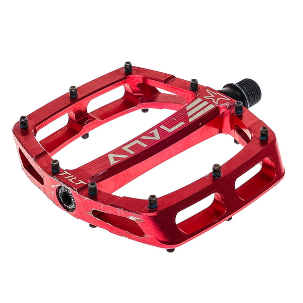 anvl tilt pedals ANVL Tilt Alloy V3 Pedals Platform Red