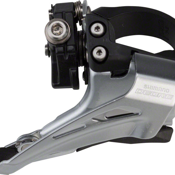 Dérailleur Avant Shimano Deore FD-M618 (Haut/Bas) - Pour Transmission 2x10 Vitesses, VTT