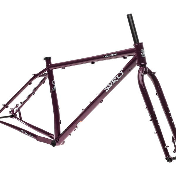 karate monkey gravel bike Surly Karate Monkey Frameset - Organic Eggplant