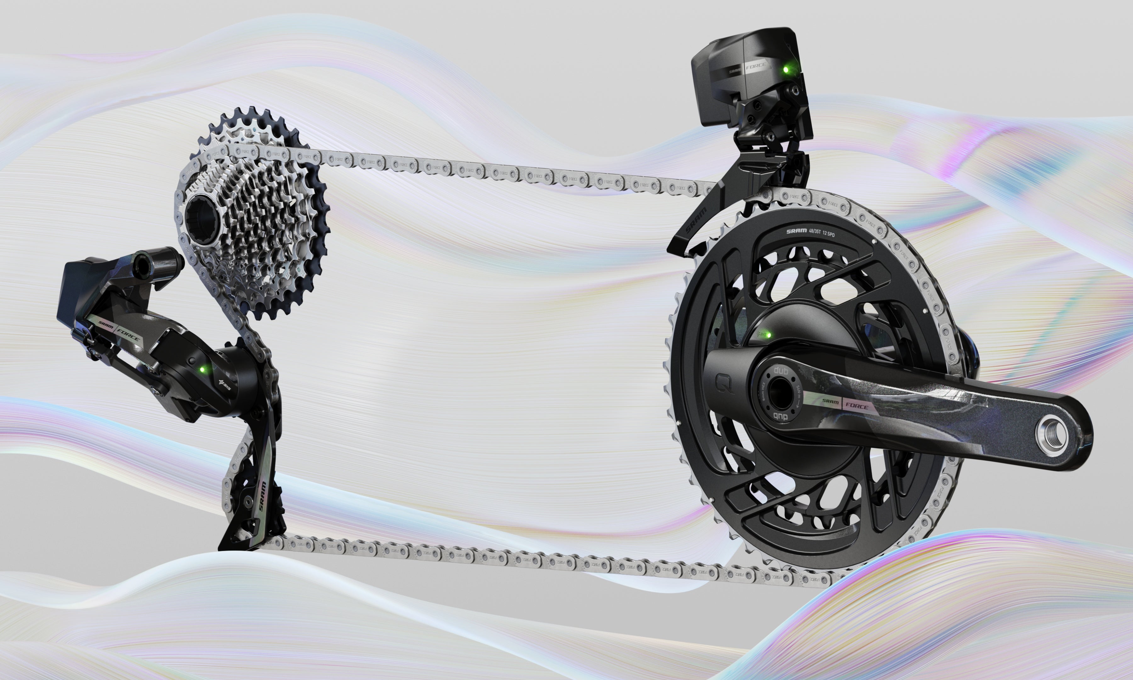 Chaine 12v SRAM RIVAL AXS FLATTOP 120 maillons Chaine 12v SRAM RIVAL AXS FLATTOP 120 maillons