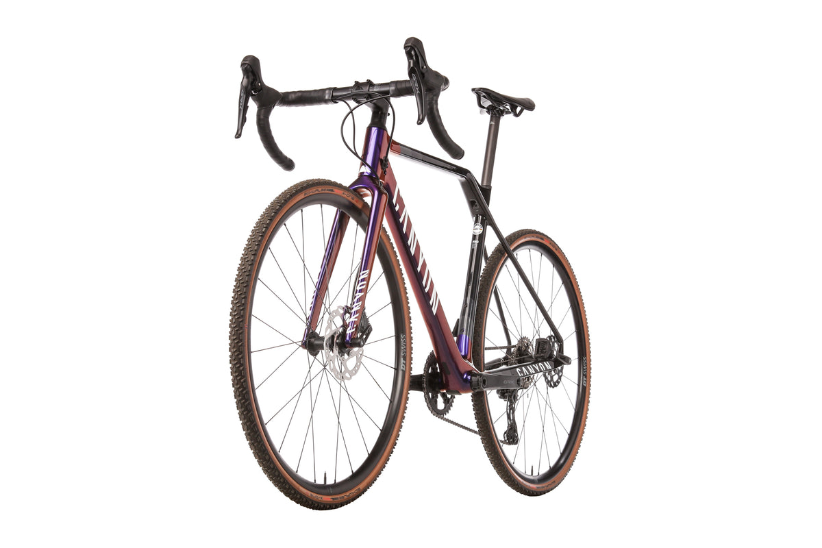 canyon gravel bike lila Canyon Inflite CF SL 5 Cyclocross Bike - 2025, Small | The Pro's Closet