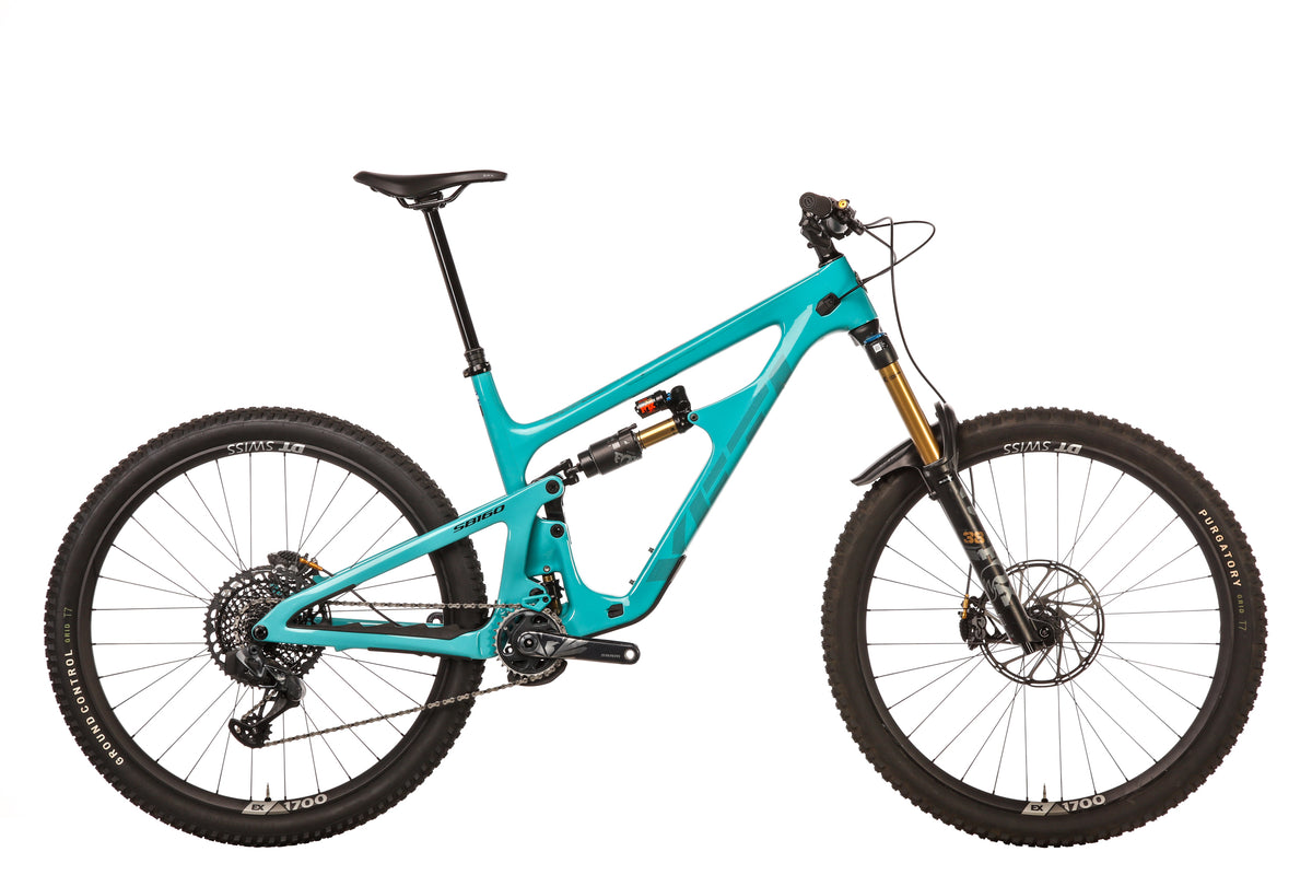 Yeti Cycles SB160 T3 TURQ XX1 AXS Mountain Bike - 2023, X-Large | Used ...