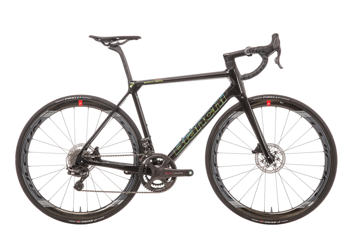 bianchi carbon fiber road bikes Bianchi Specialissima Super Record EPS Road Bike - 2023, 55cm | The Pro's Closet