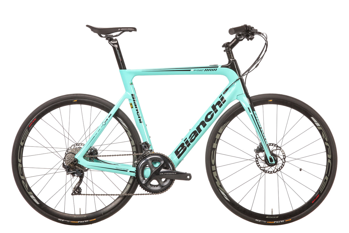 bianchi 2019 road bike Specialissima Comp Ultegra Di2 flat mount caliper attachment Bianchi Oltre Bianchi Aria 2019