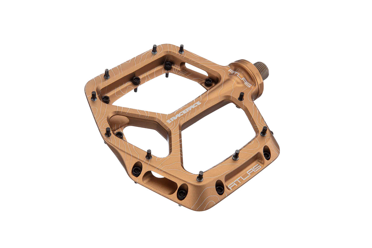 atlas flat pedals Atlas Platform Pedals Turquoise
