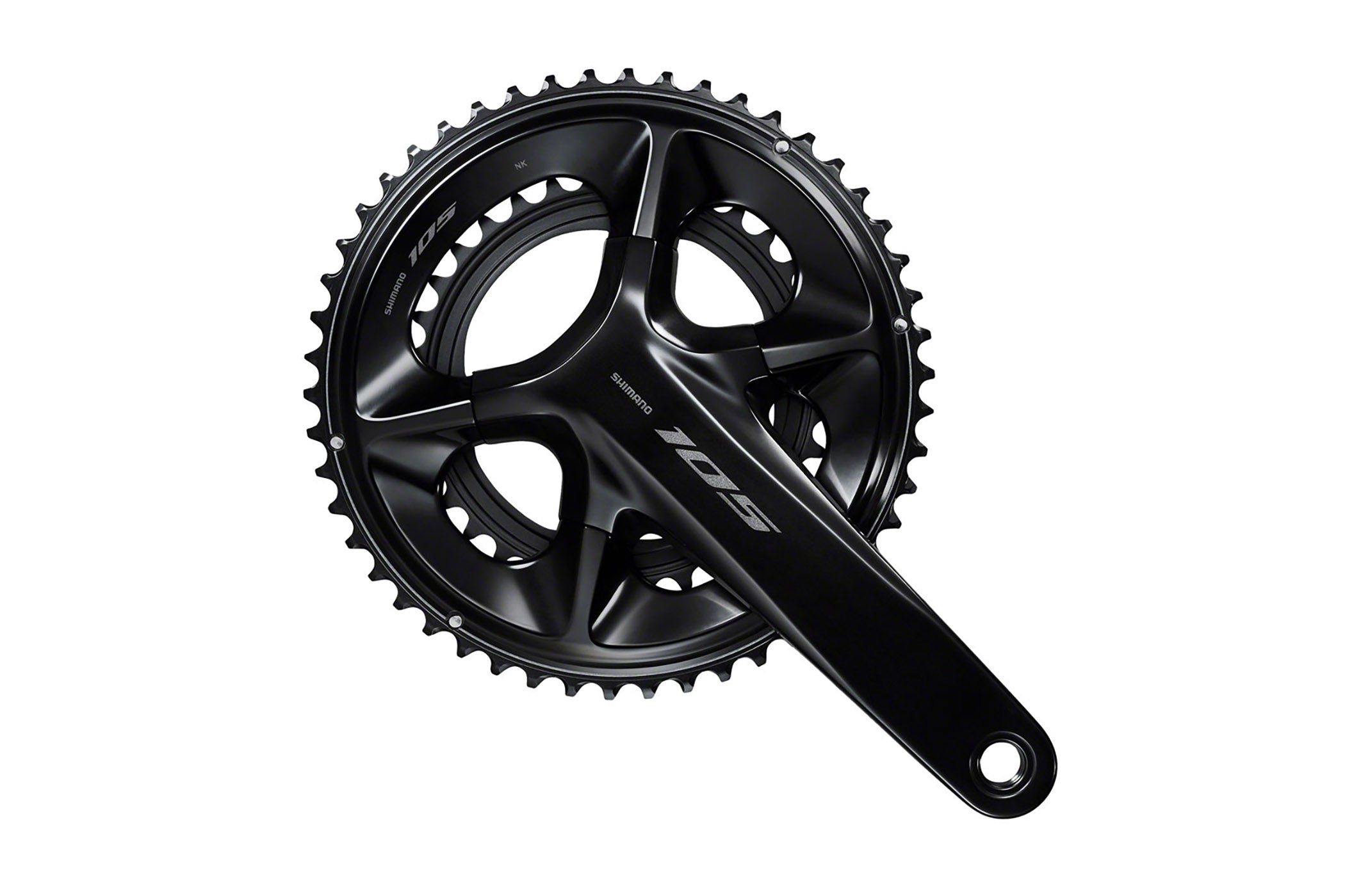 シンShimano ULTEGRA FC-R8100 4iiii 105 4iiii PRECISION Shimano Ultegra R8100 Single-Sided Crankset