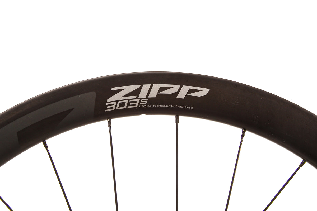 Zipp 303 S Carbon Tubeless 700c Wheelset | The Pro's Closet | WHL12292