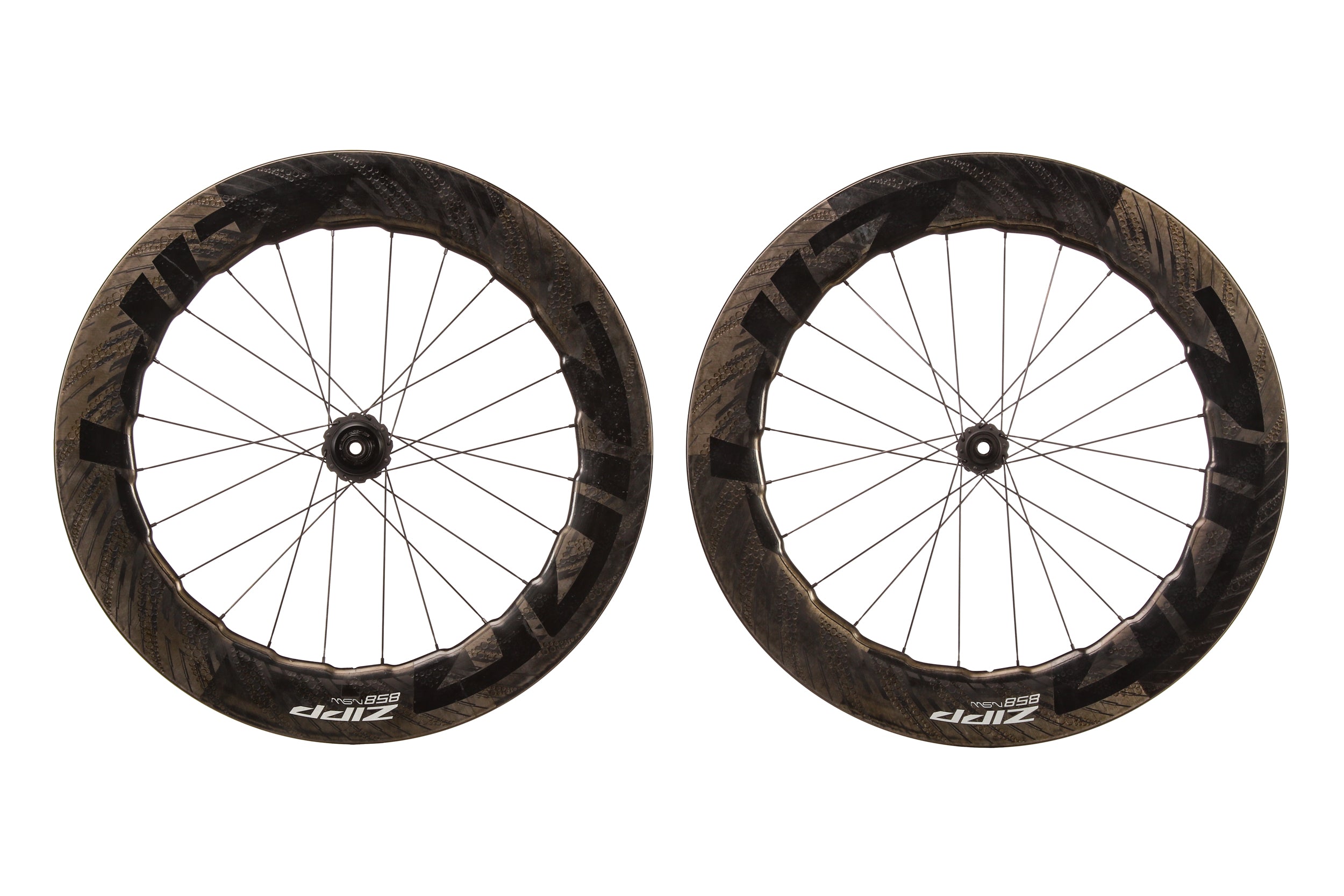 Zipp 858 NSW Carbon Tubeless 700c Wheelset | The Pro's Closet