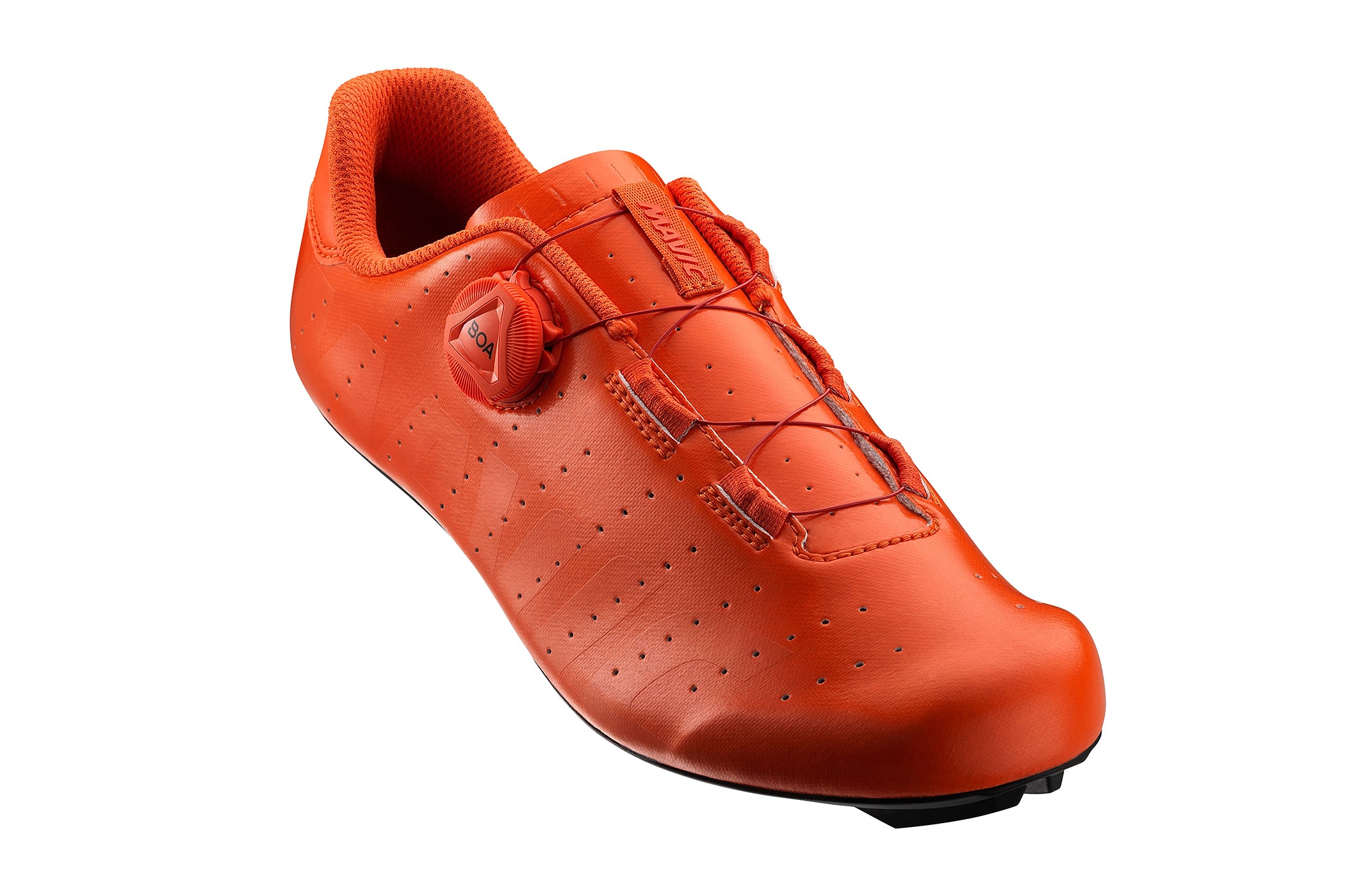 Mavic Cosmic Boa Road Bike Shoes Red Orange