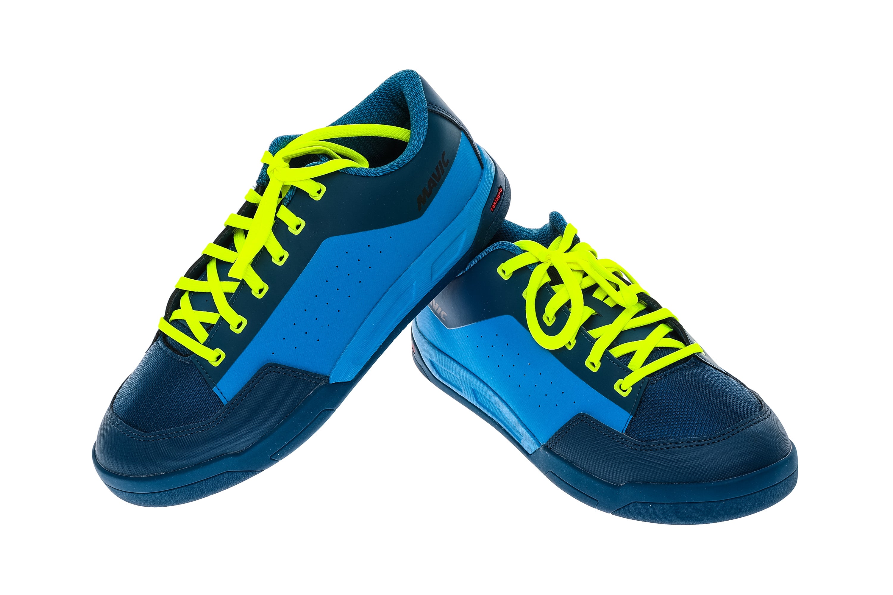 Mavic Deemax Elite Flat MTB Shoes Poseidon/Indigo Bunting/Safety