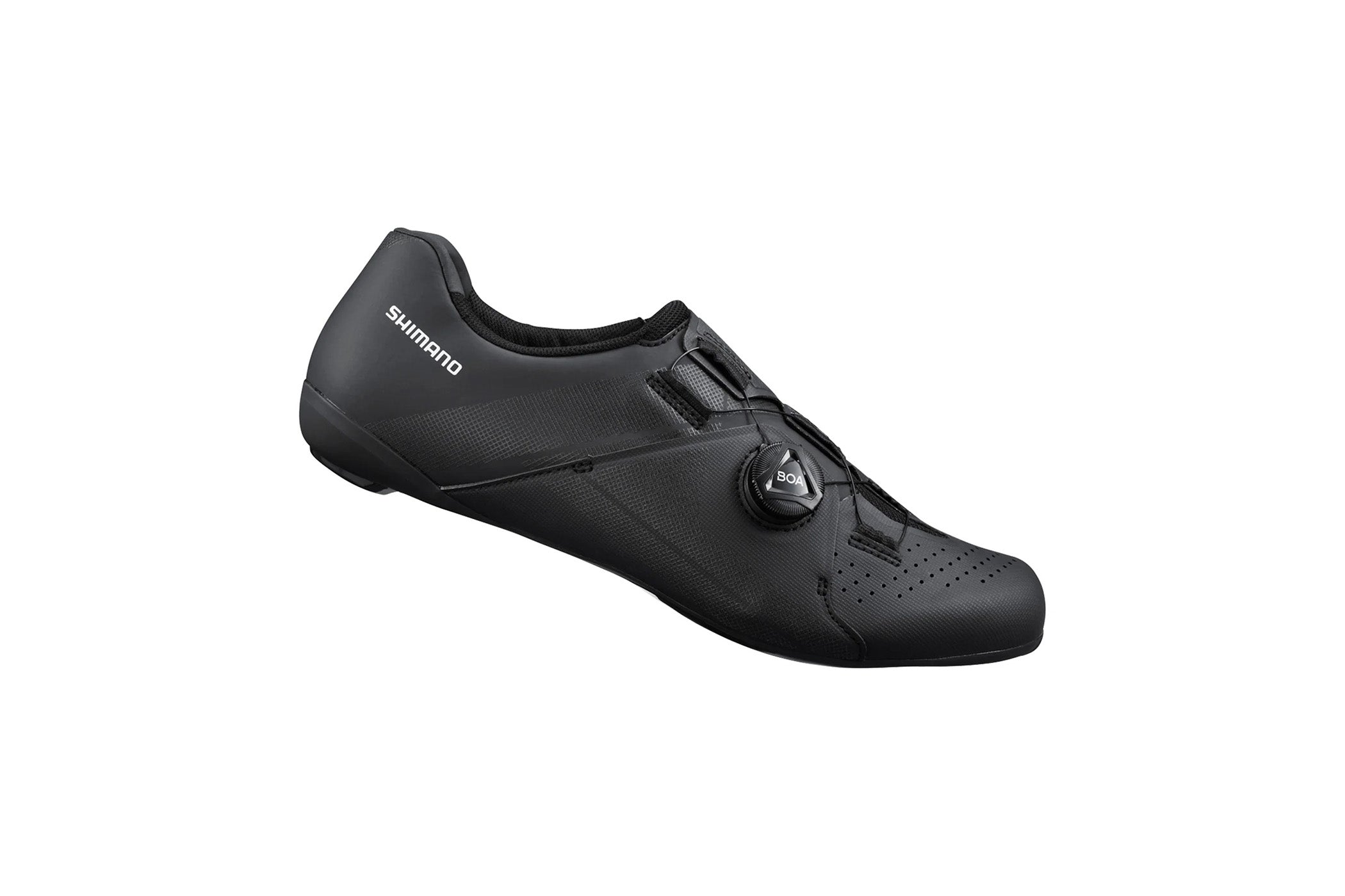 SHIMANO SH-RC300 Value-Packed Road Cycling Shoe, Black, 8.5-9 Men (EU 43) Rc300 Sepatu Cleat Roadbike Shimano Shimano Cleats SHIMANO SH