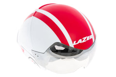 Lazer Wasp Air Bike Helmet Med-Large 55-61cm White/Red drive side