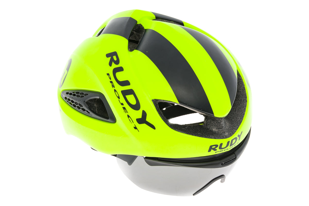 Rudy Project Boost 01 Bike Helmet Small/Medium 54-58cm Yellow/Black drive side