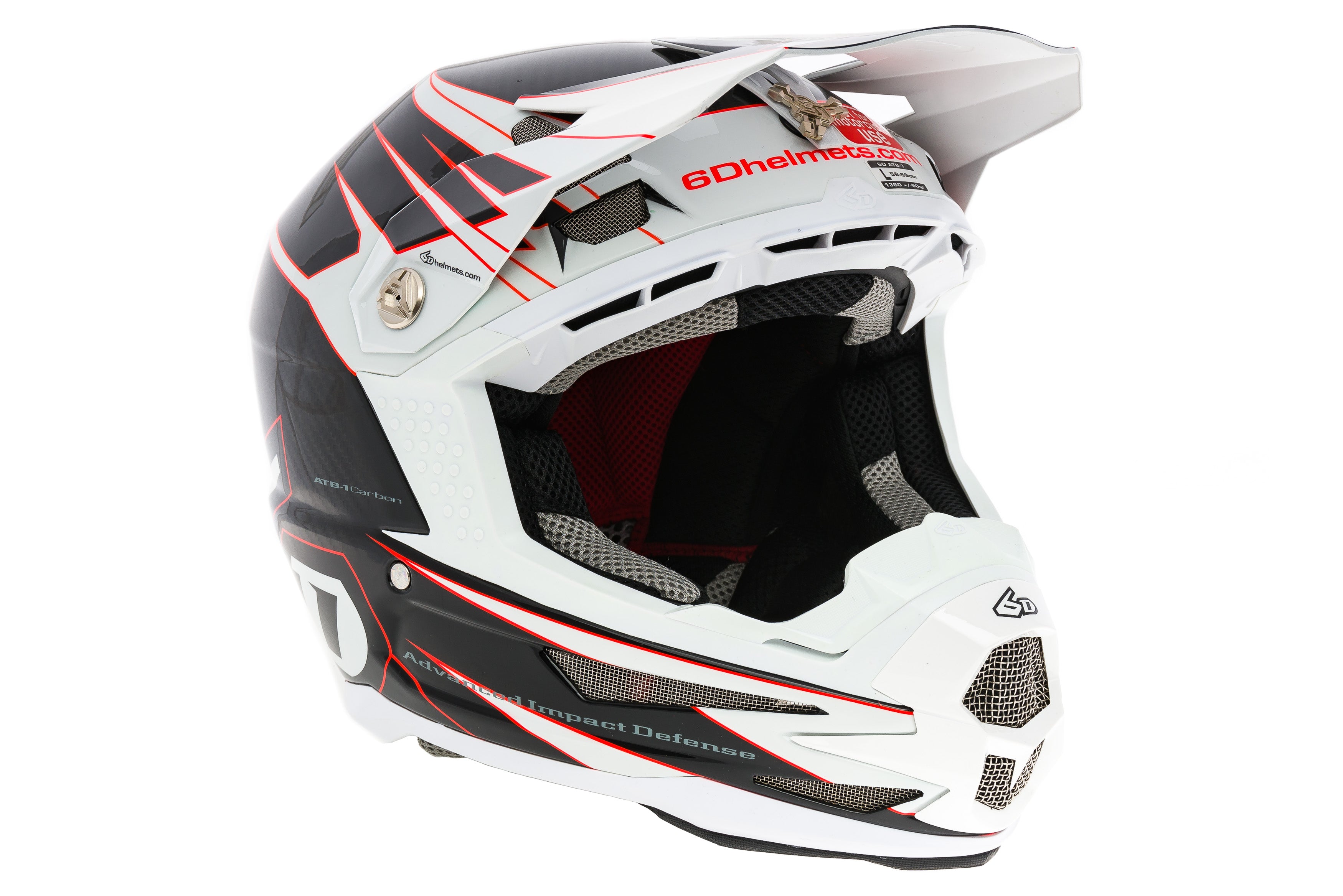 6d bike helmet atb 1t ATB-1 Full Face Large 58-59cm Glo Adjustable fitment system PIM_CategoryId_1879 Motorcycle Helmet Jet Agv Color:MATTEBLK