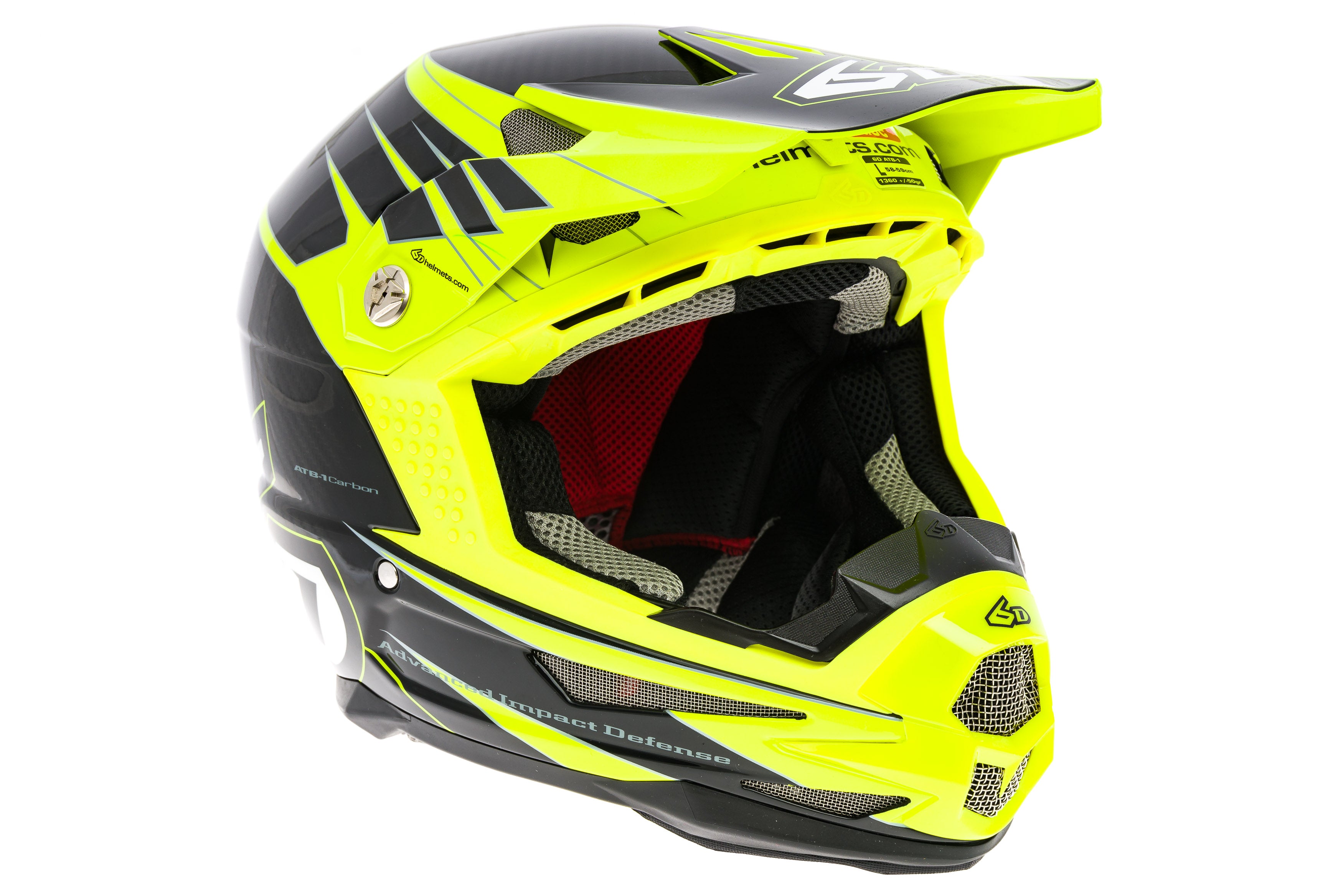 6d bike helmet atb 1t ATB-1 Carbon Attack Full Face Lar Nutbuster Musky Fishing Bait Abu Garcia Ambassadeur Reel Color:Caramel Nappa it ensures optimal comfort