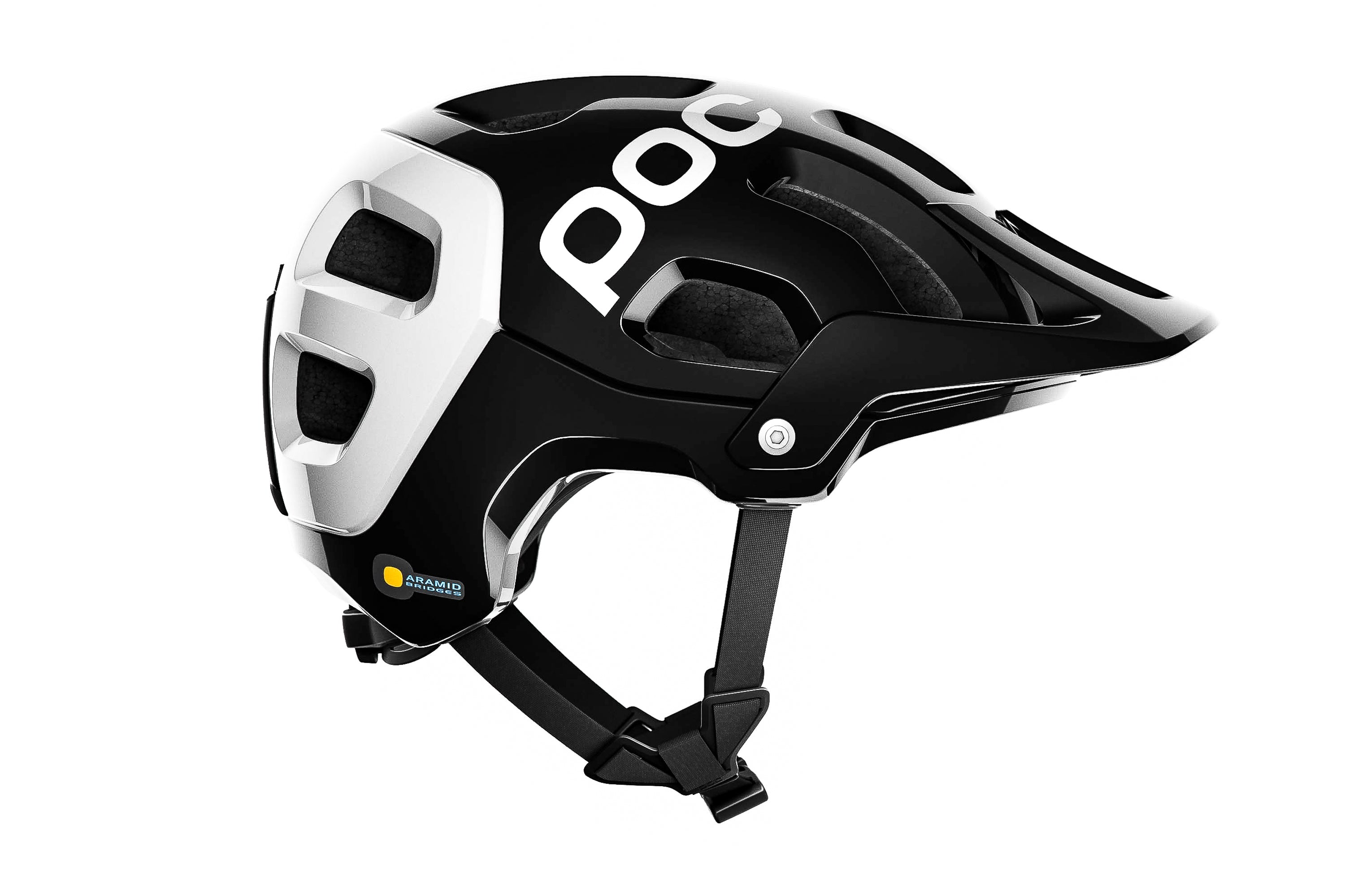 POC Tectal Race SPIN Bike Helmet Uranium Black/H