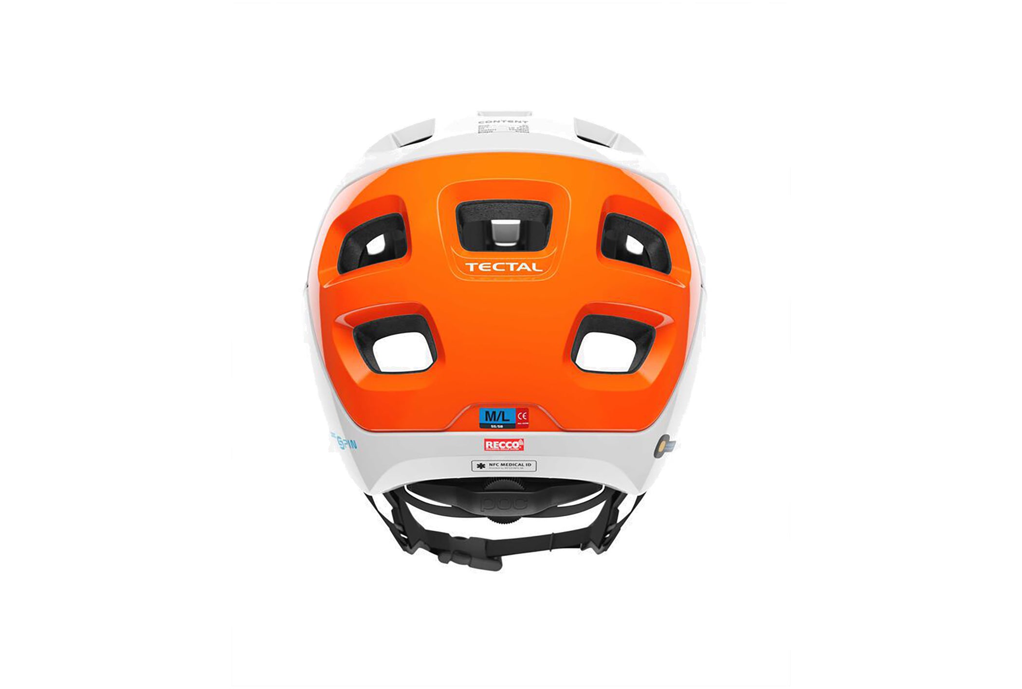 poc tectal race spin mtb helm POC Tectal Race SPIN NFC Bike Helmet Hydrogen Wh