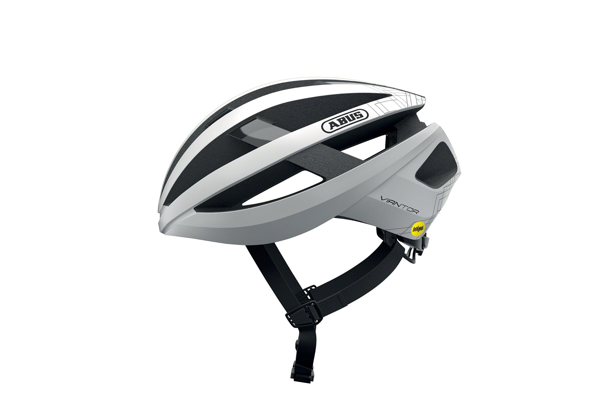 Abus Viantor MIPS Bike Helmet Polar White / Small