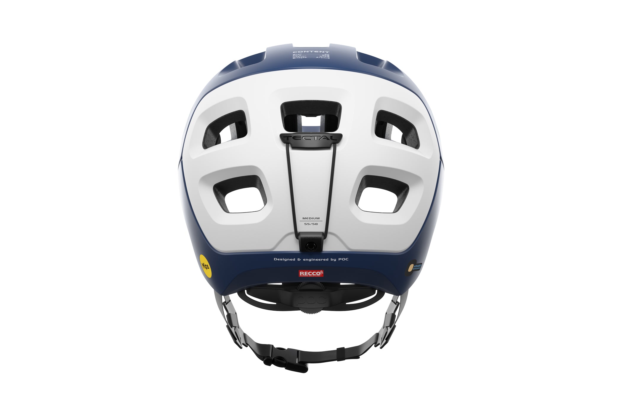 poc tectal race spin mtb helm POC Tectal Race MIPS Bike Helmet Lead Blue / Hyd