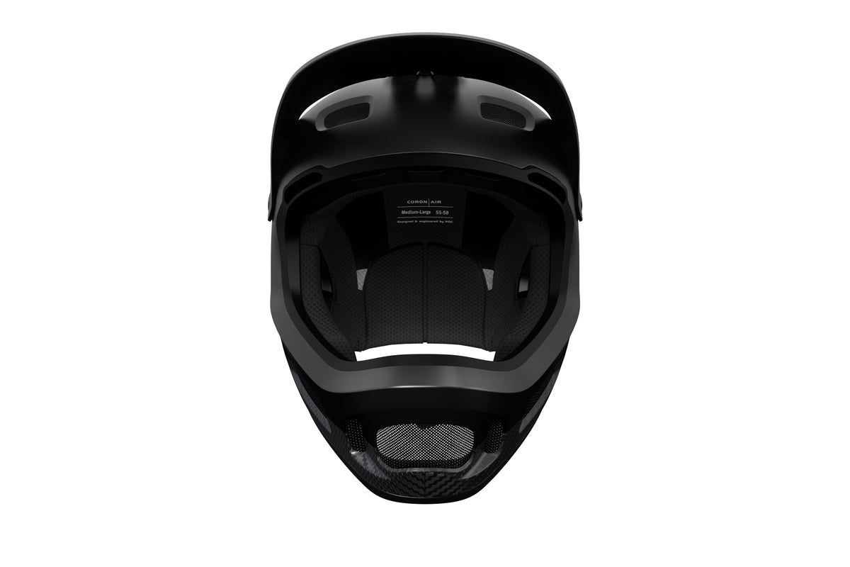 poc fullface helm carbon POC Coron Air Carbon Mips Bike Helmet Carbon Bla