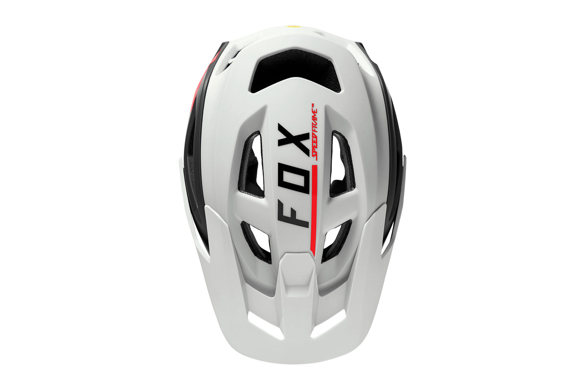 Fox Racing Speedframe Pro Bike Helmet Blocked White/Black | The Pro's ...
