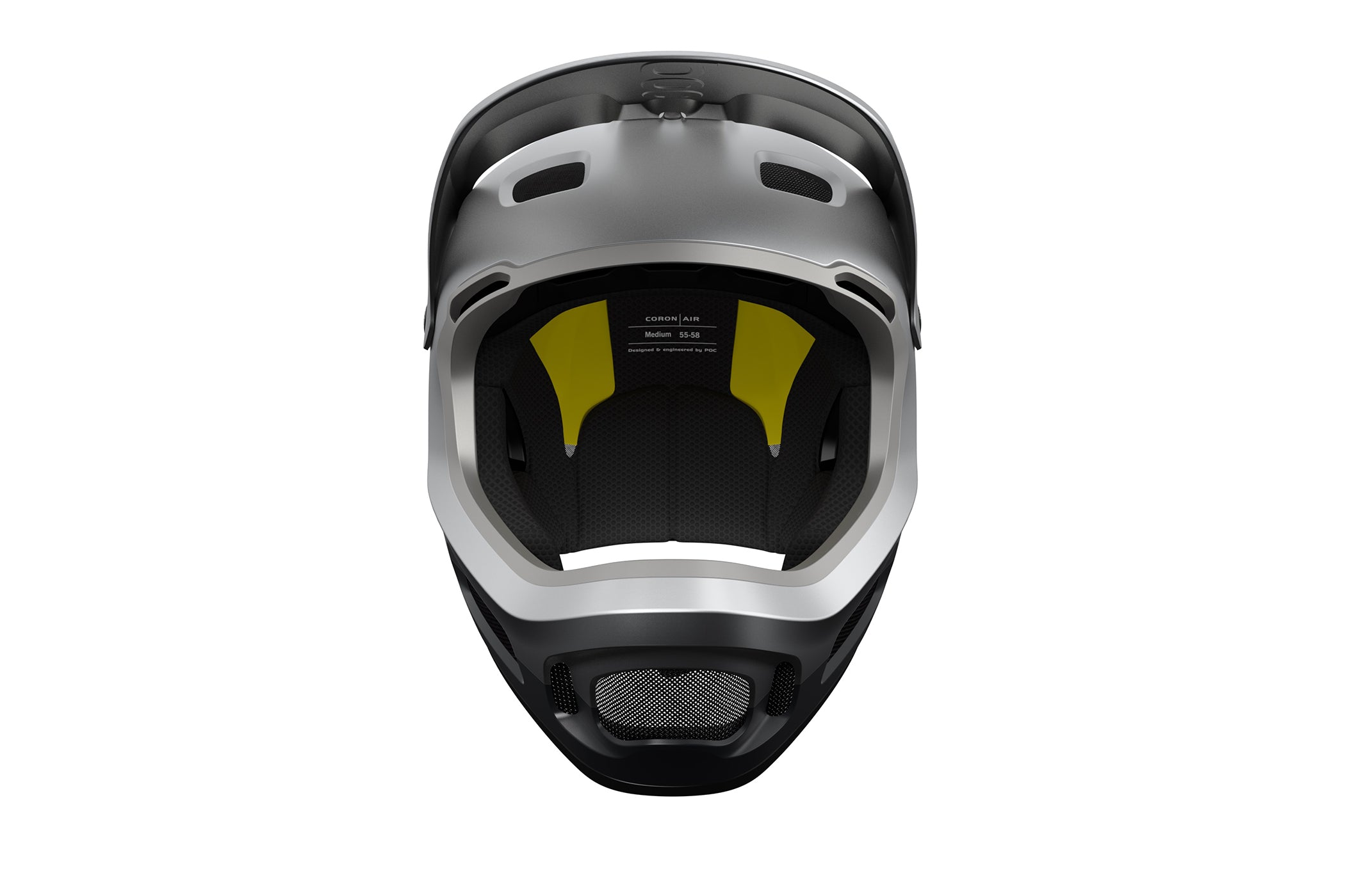 aerus bike helmet POC Coron Air MIPS Bike Helmet Argentite Silver | The Pro's Closet