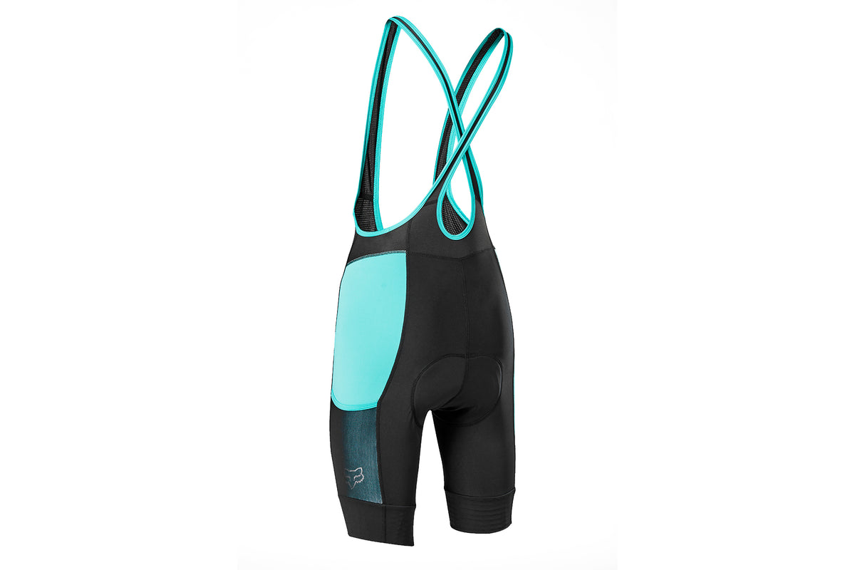 Fox Racing Women's Flexair Bib Shorts Teal The Pro's Closet