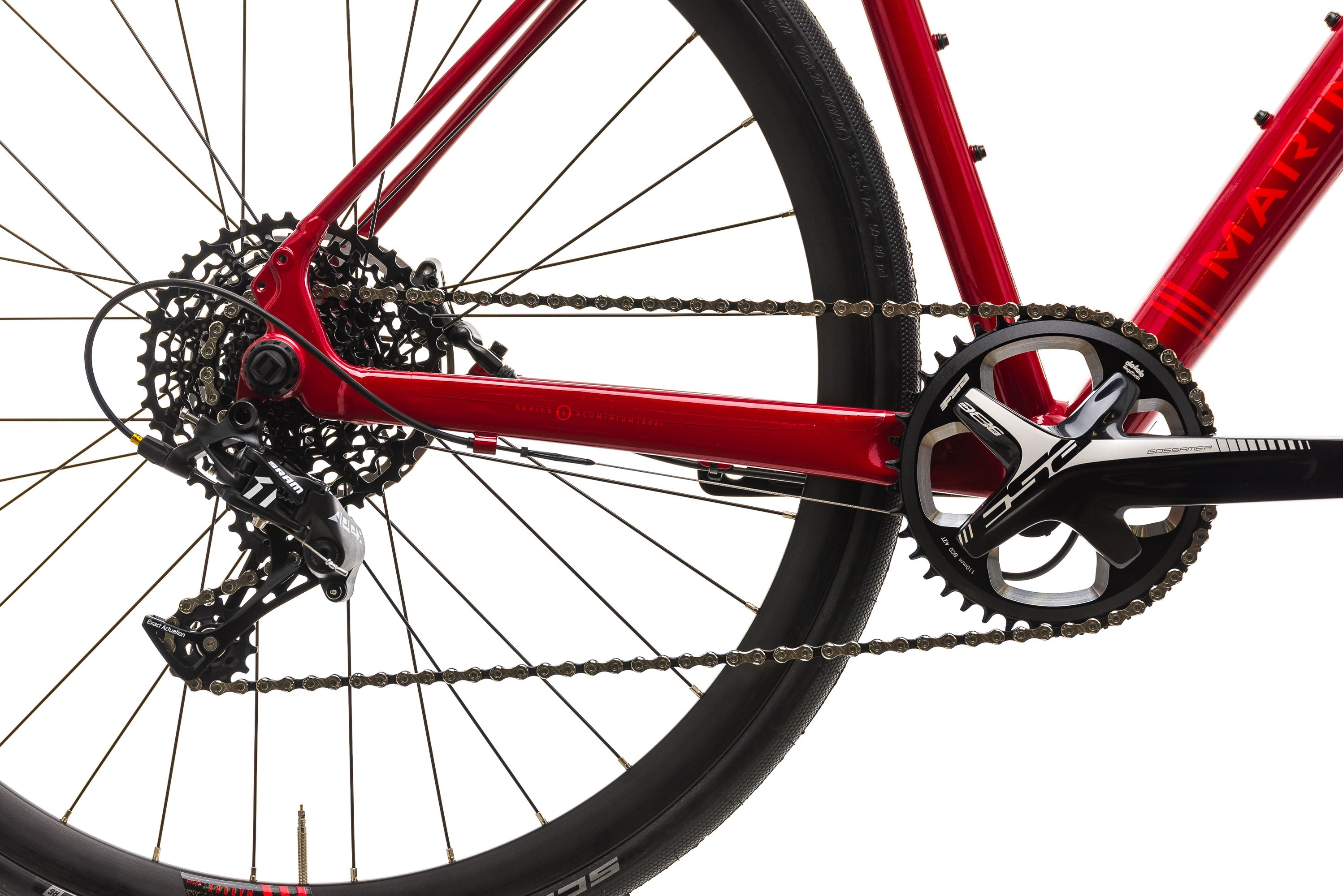 Marin Gestalt X11 Gravel Bike - 2018, 54cm drivetrain