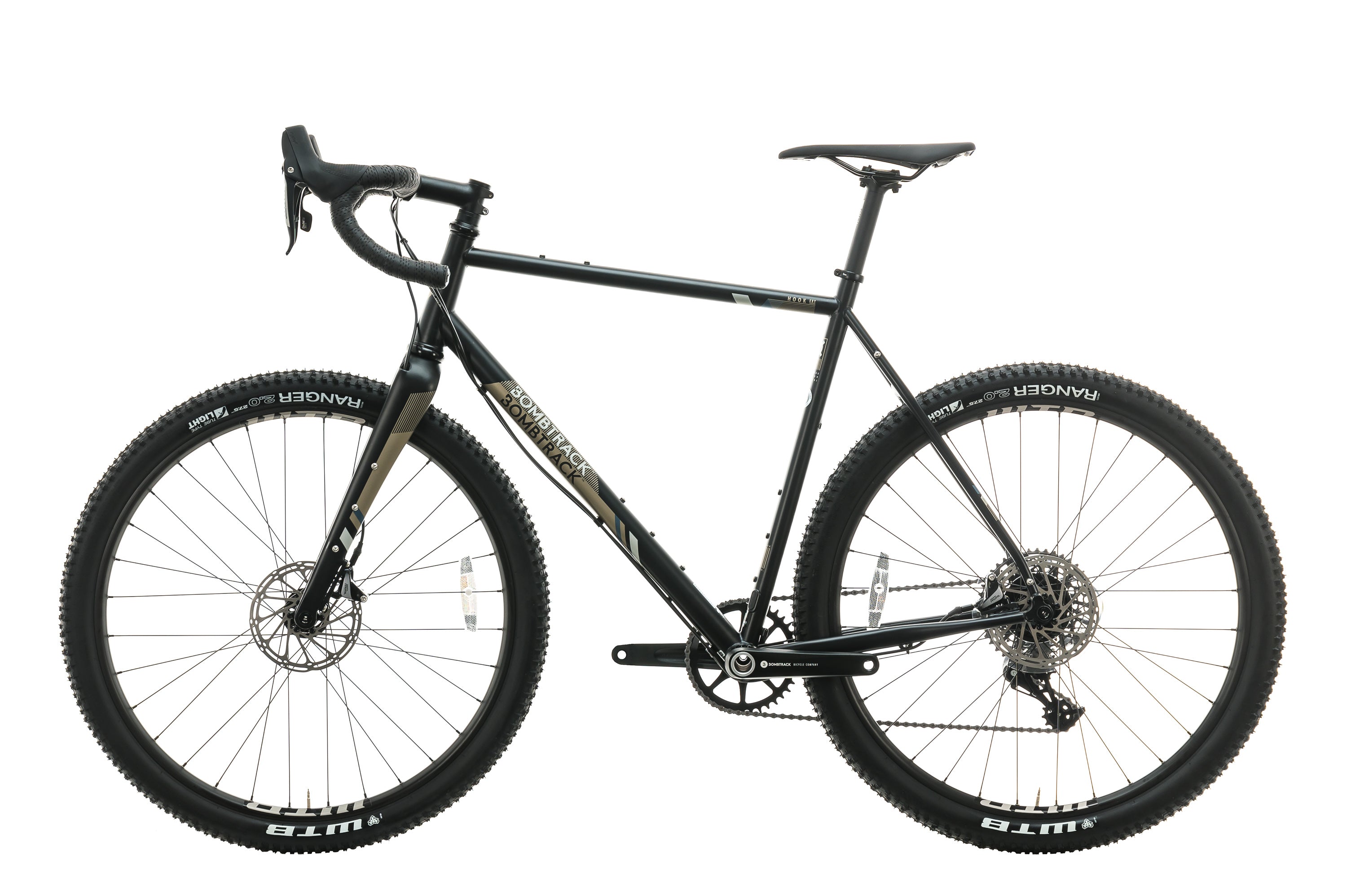 bombtrack steel gravel bike Bombtrack Hook EXT Matt Black Gravel Bike - 2022
