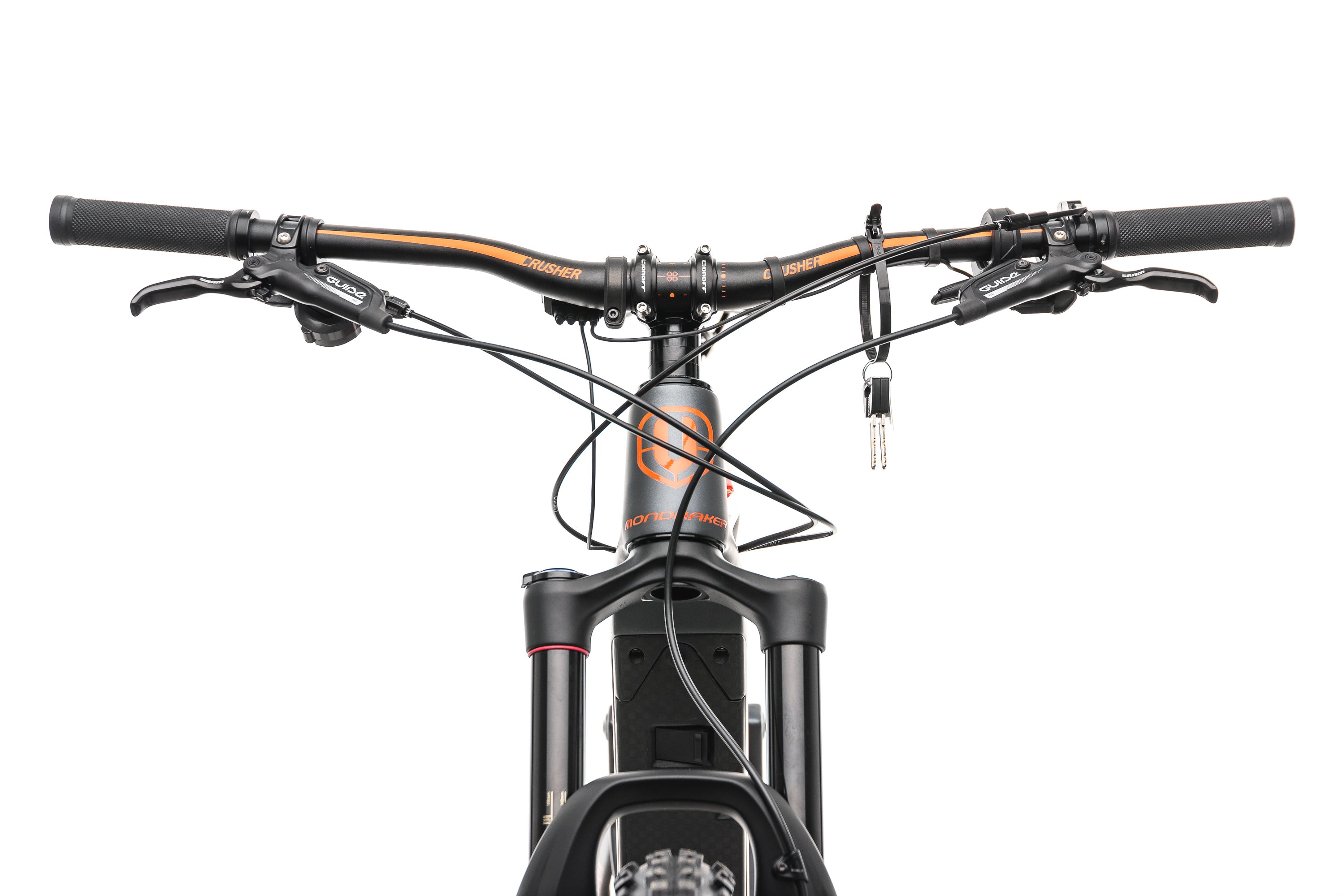 Mondraker e-Crusher Carbon R+ Mountain E-Bike - 2018, Small crank