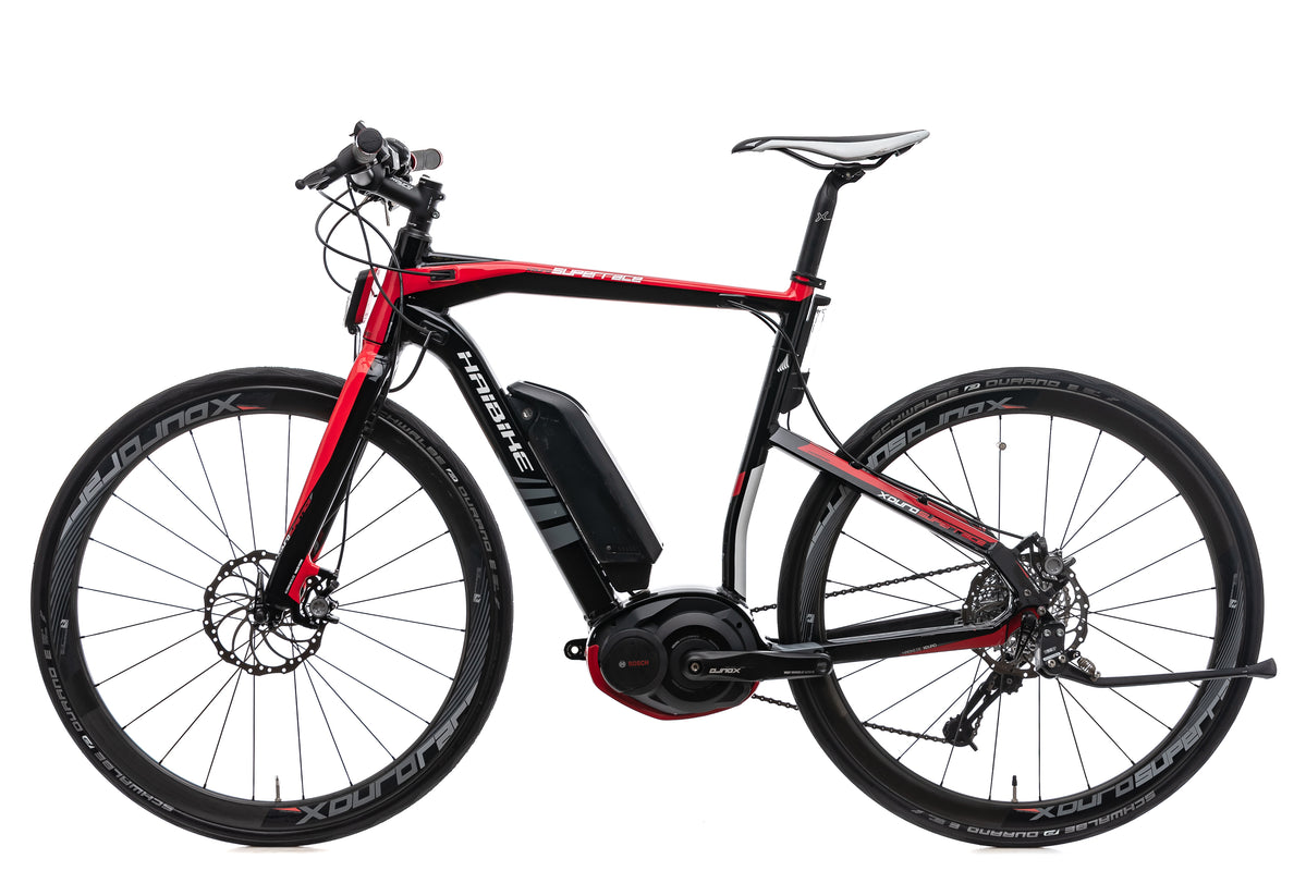 Haibike XDURO SuperRace Road E-Bike - 2015, Small