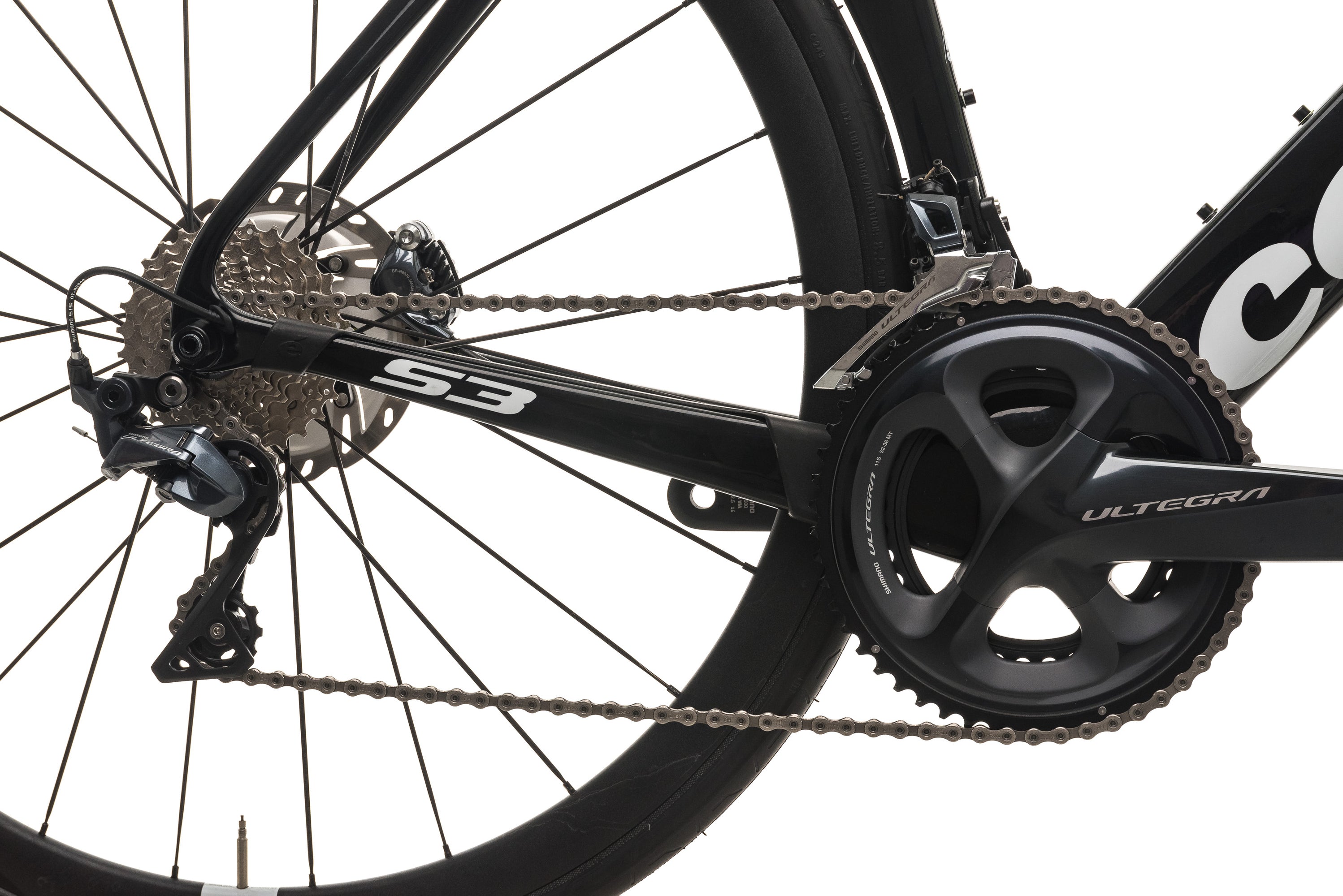 Cervelo S3 Disc Road Bike - 2019, 56cm drivetrain