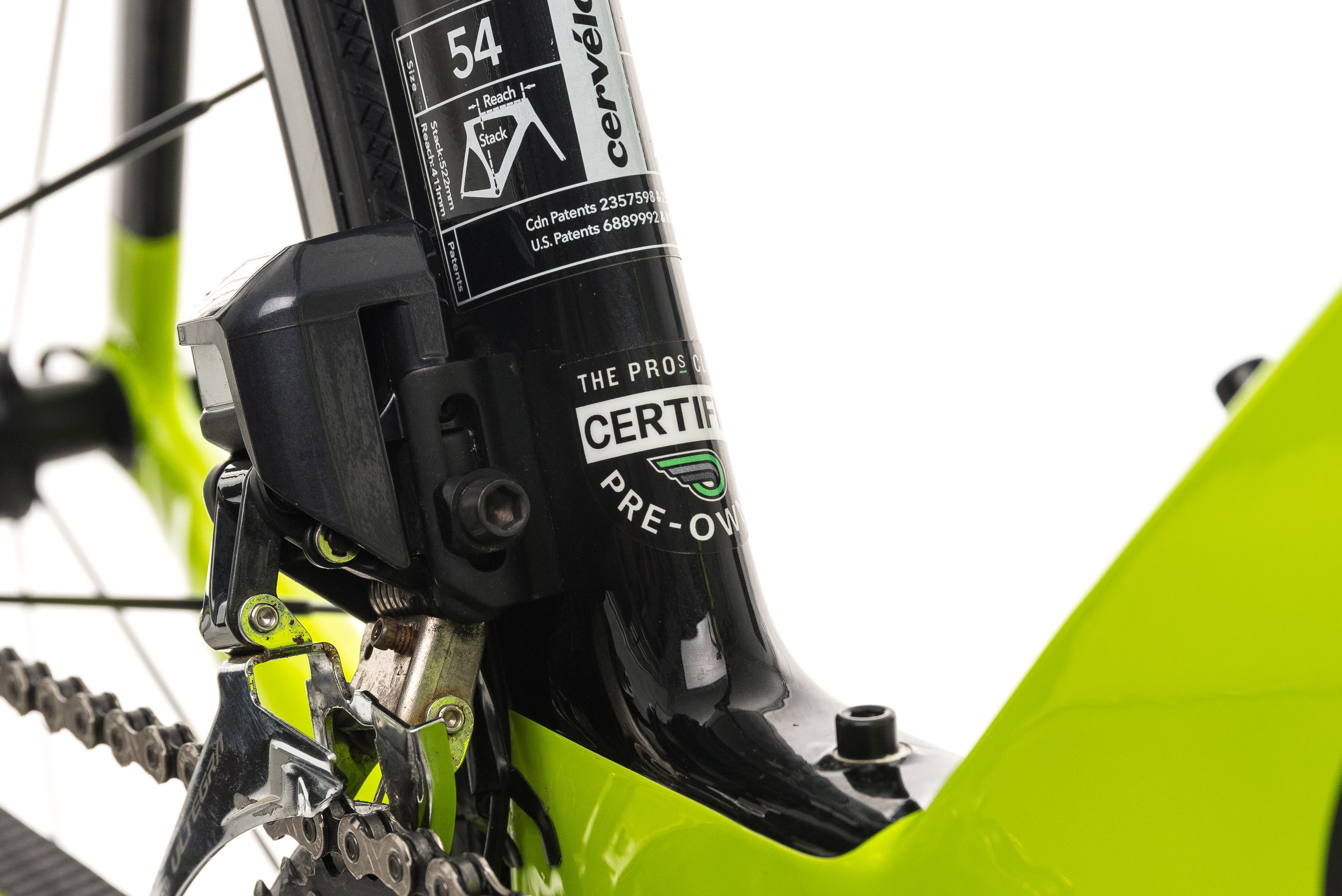 Cervelo P3 Ultegra Di2 Time Trial Bike - 2018, 54cm sticker
