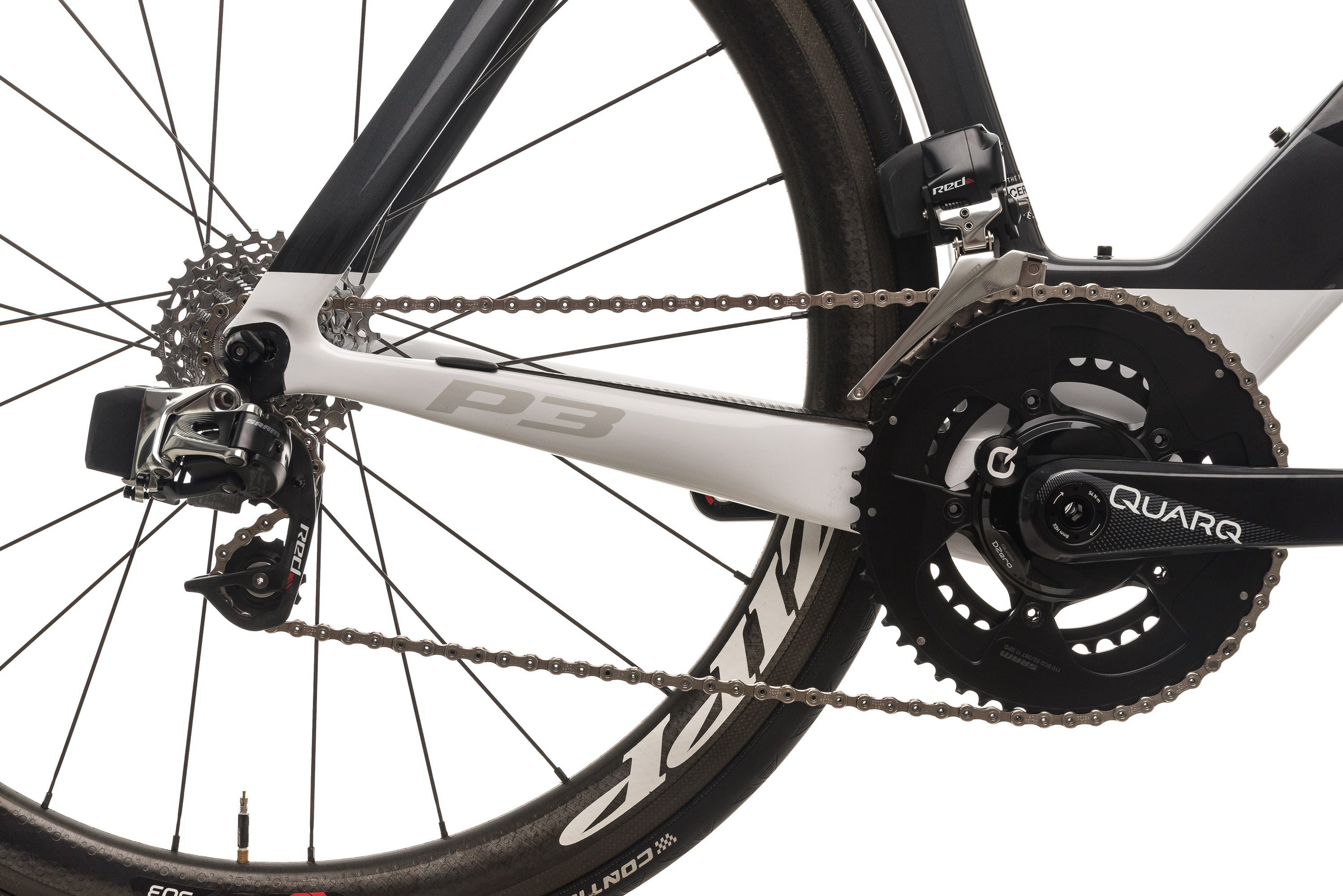 Cervelo P3 Time Trial Bike - 2016, 51cm drivetrain