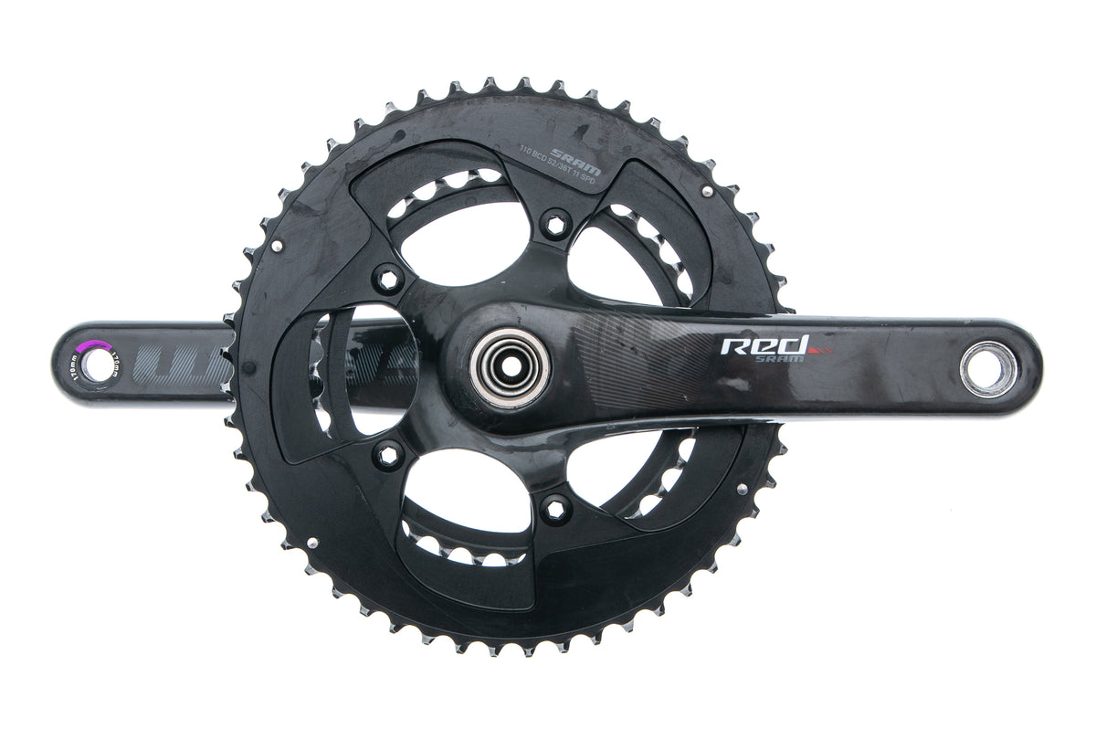 SRAM Red Crankset 11 Speed 170mm 52/36t 110mm BC The Pro's Closet