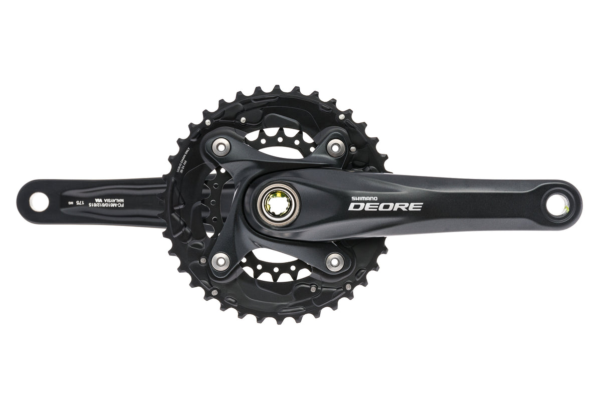 Shimano Deore FC-M615 Crank Set 10 Speed 175mm 38/24t 104/64mm BCD Hollowtech