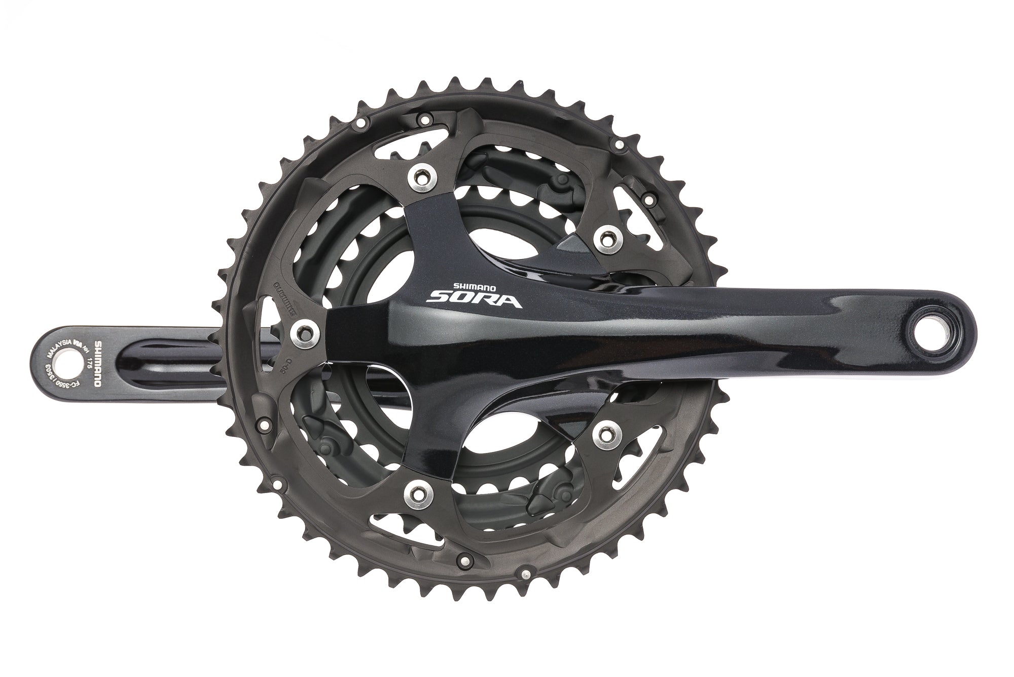 Shimano Sora FC-3503 Crank Set 175mm 50/39/30t 1 | The Pro's Closet