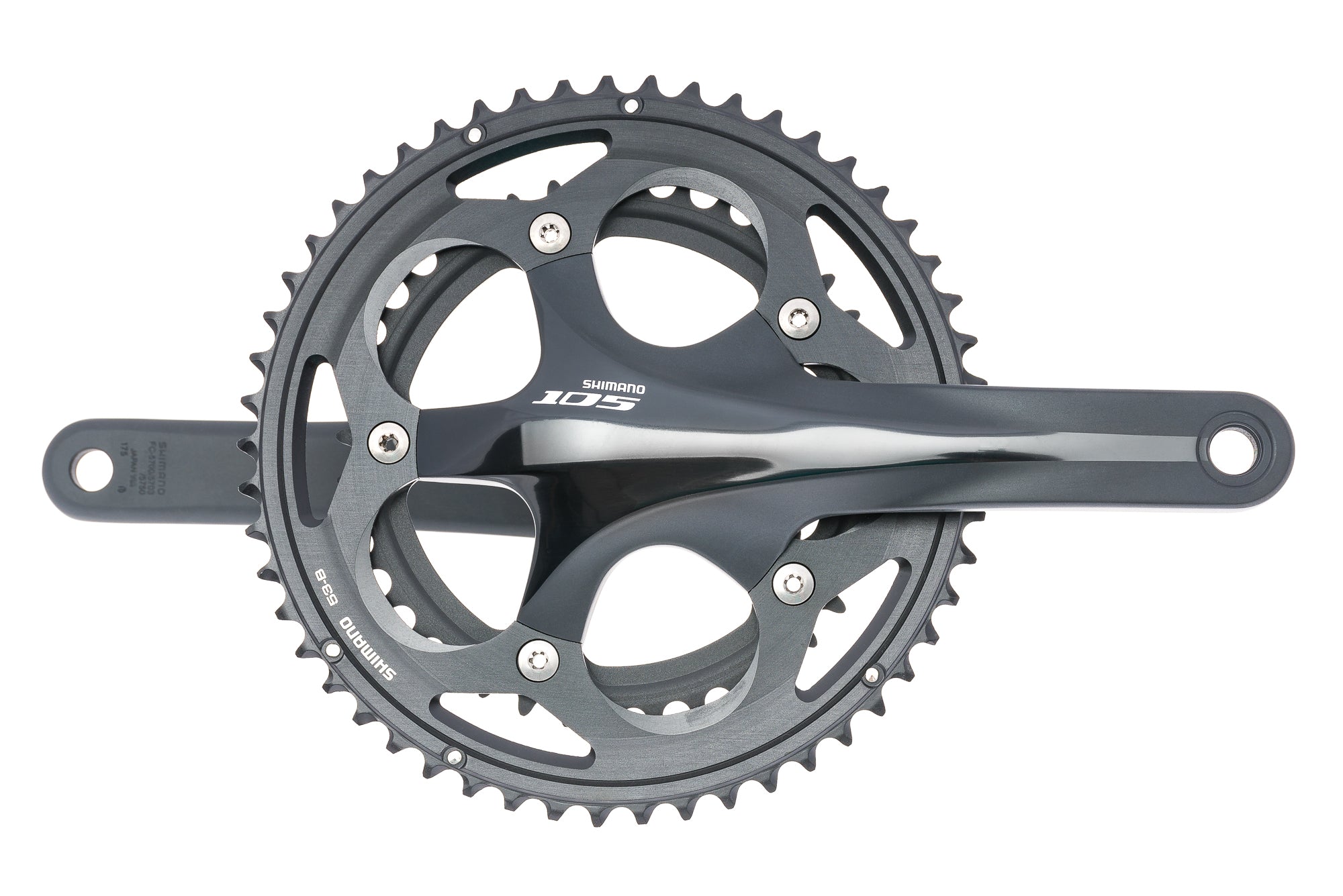 Shimano 105 FC-5700 10 Speed Crank Set 175mm 53/39T 130mm BCD Hollowtech II