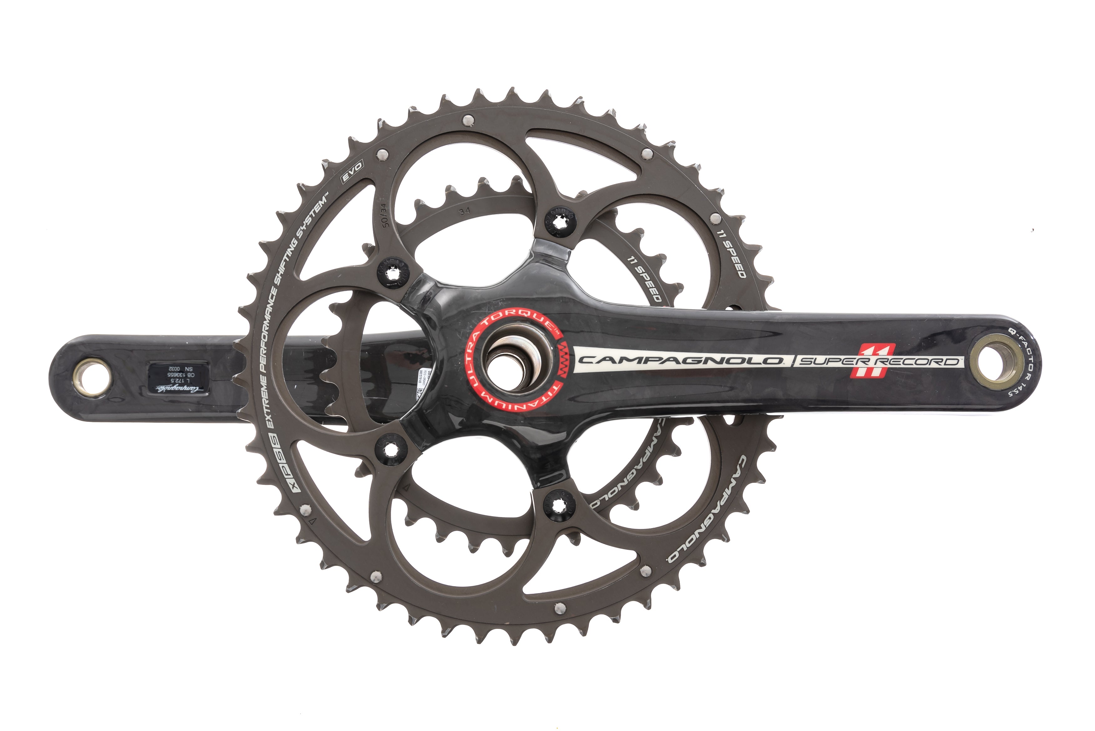 Campagnolo Super Record 11 Crankset 11 Speed 172 | The Pro's Closet
