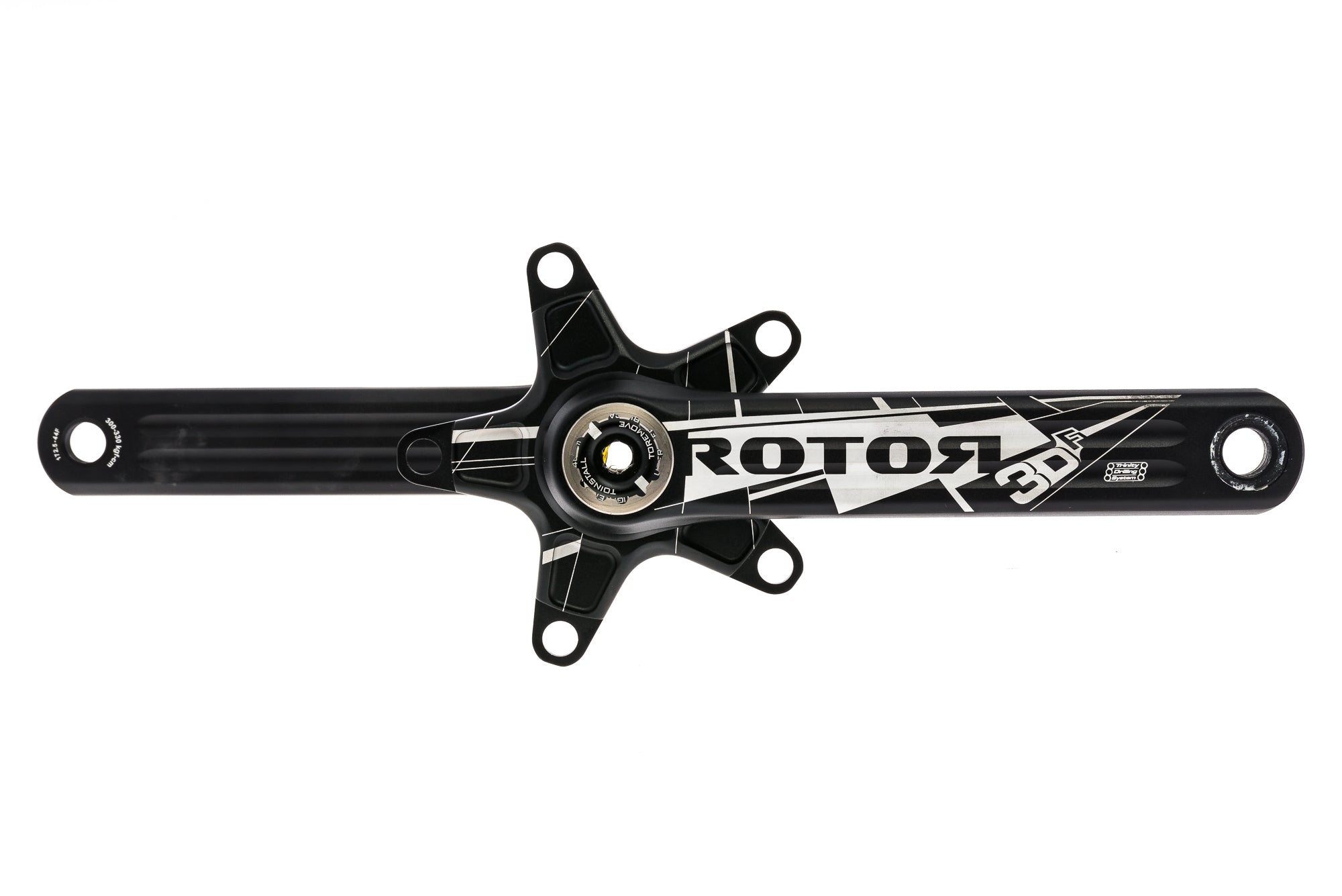 Crank Arm 3d Crankset Ridea 3D Track Crank Arms 165 Mm Black W