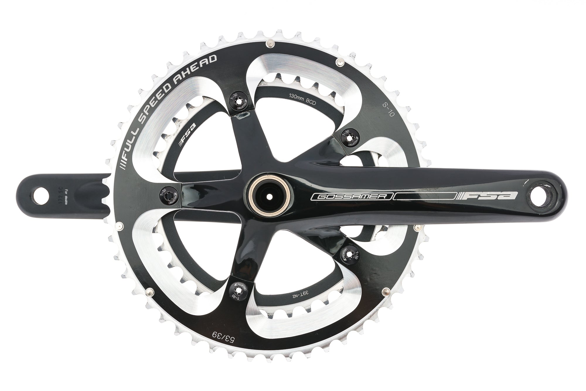 FSA Gossamer Crankset 10 Speed 172.5mm 53/39T 13 | The Pro's