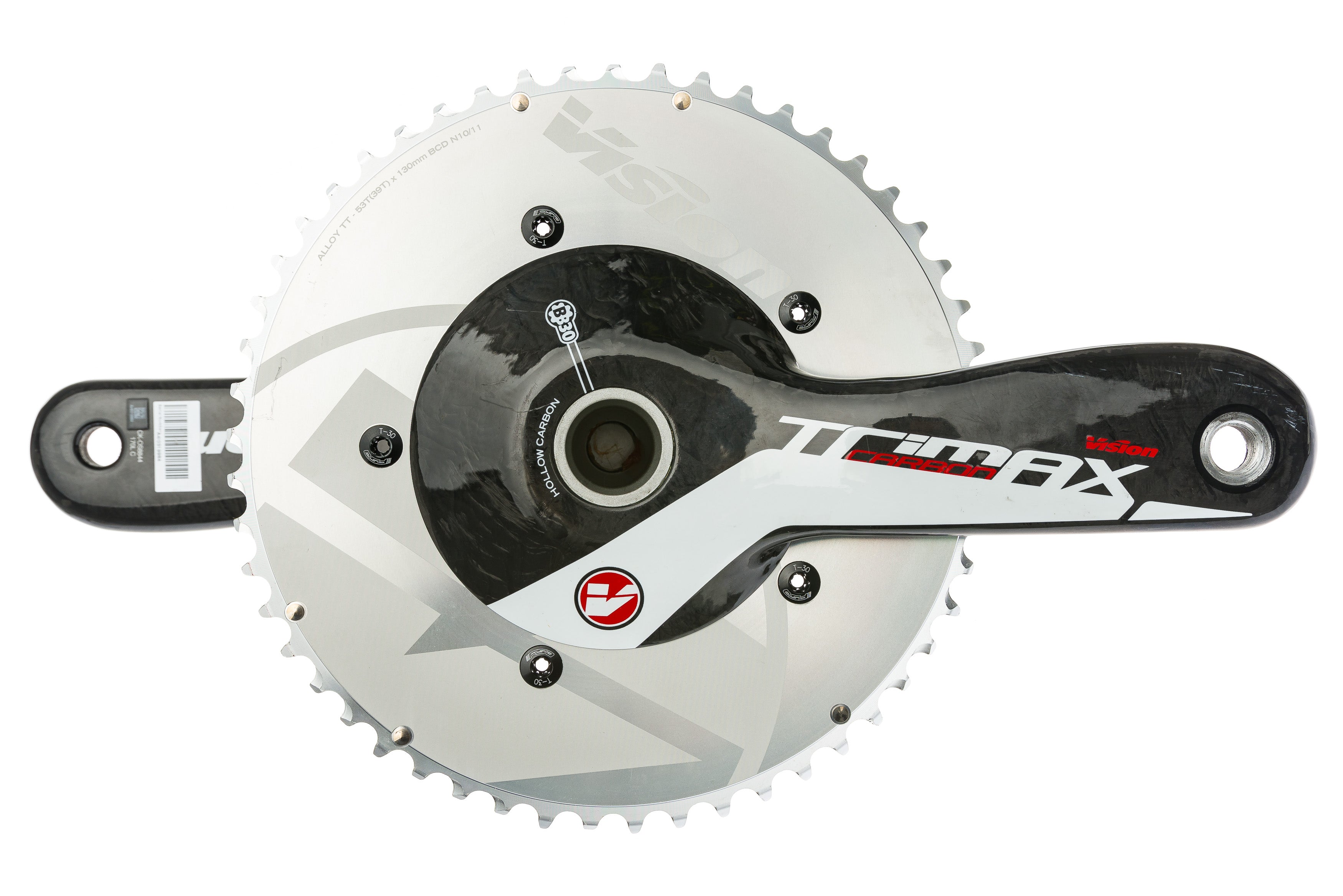 Vision TriMax Carbon Crankset 11 Speed 170mm 53/39T 130 BCD BB30