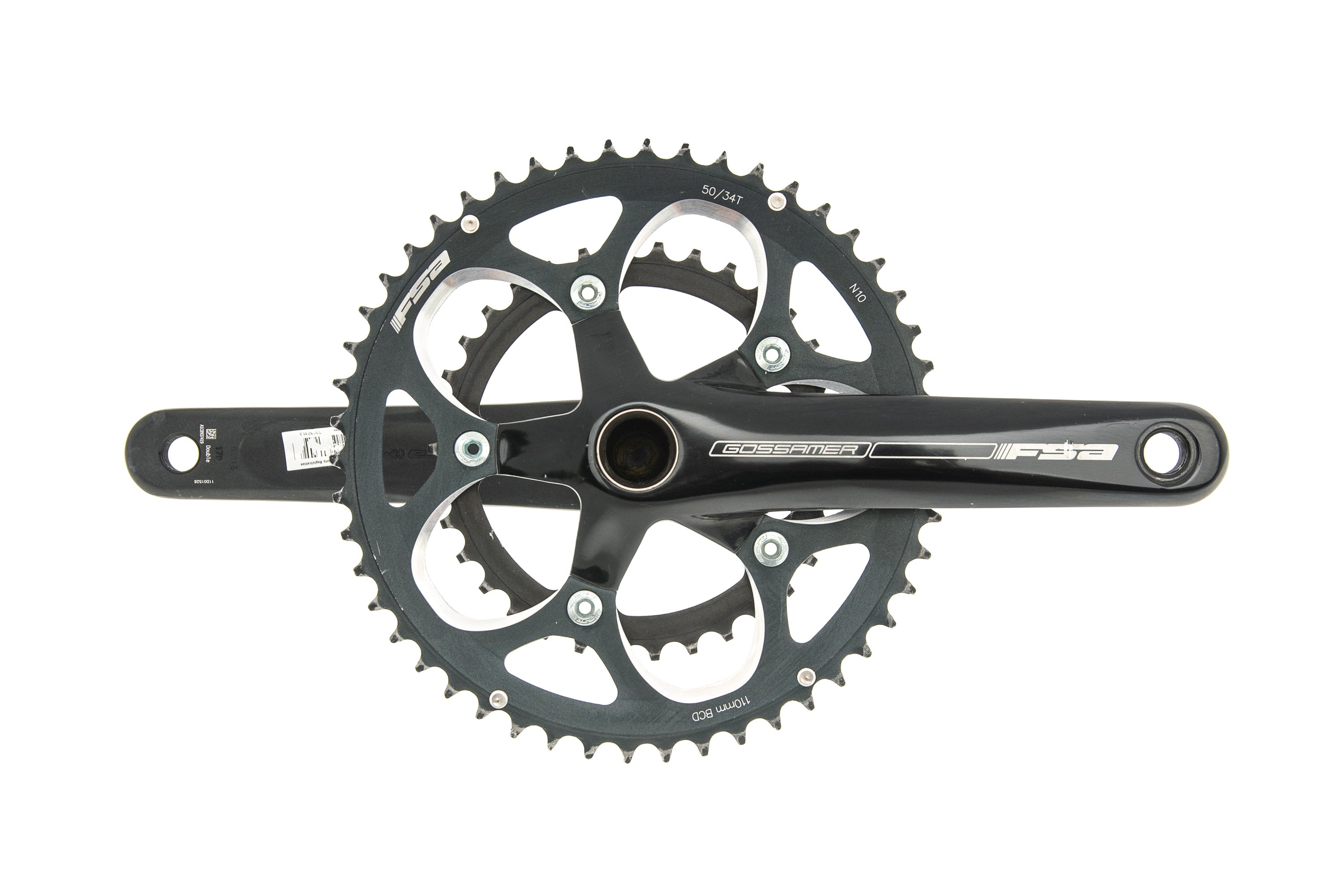 FSA Cannondale One 50-34T Compact BB30 Crankset 10/11 Speed 170mm 172 FSA Cannondale One 50-34T Compact BB30 Crankset 10/11 Speed 170mm 172