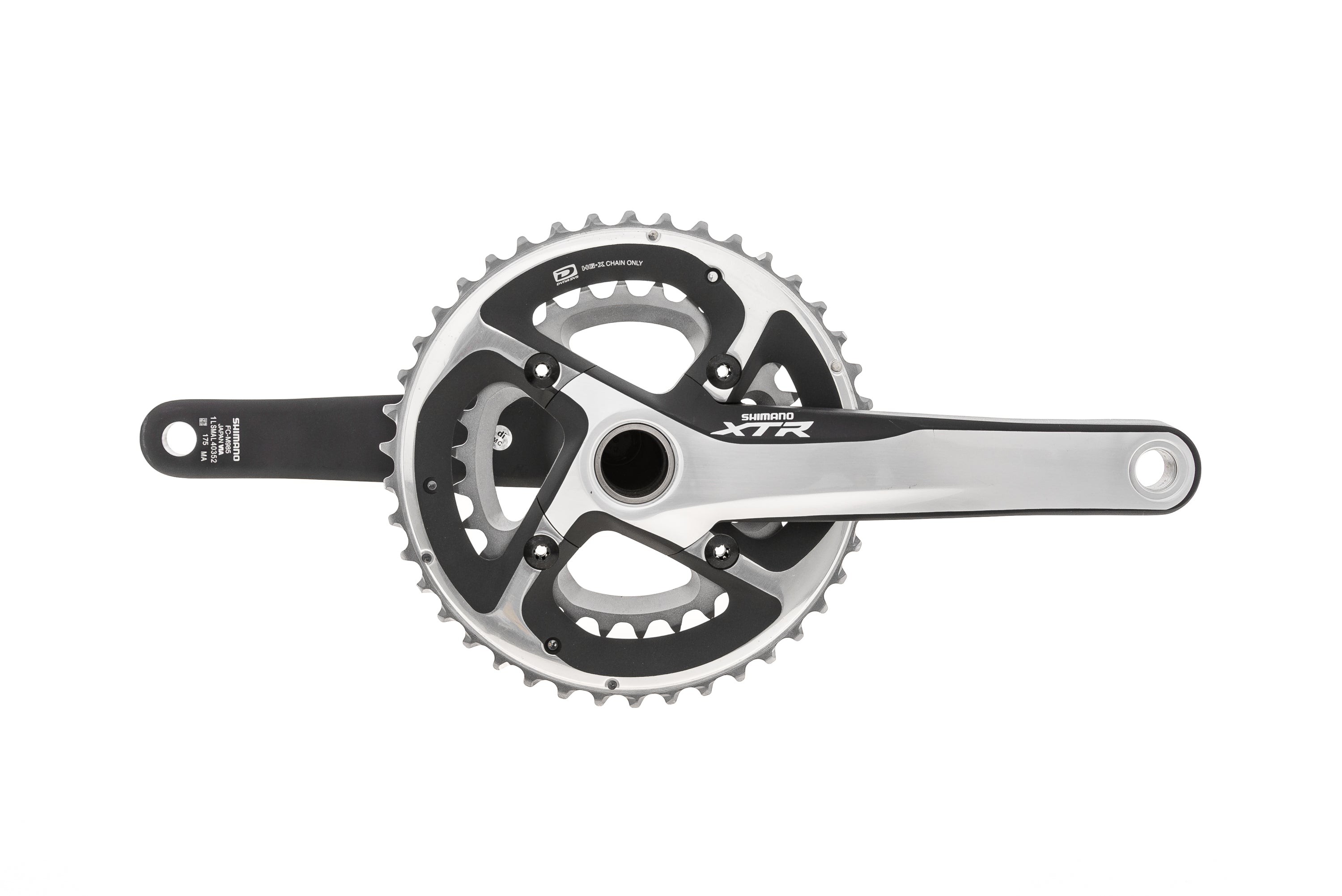 Shimano XTR FC-M985 Crankset 10 Speed 175mm 42/30T 88mm BCD